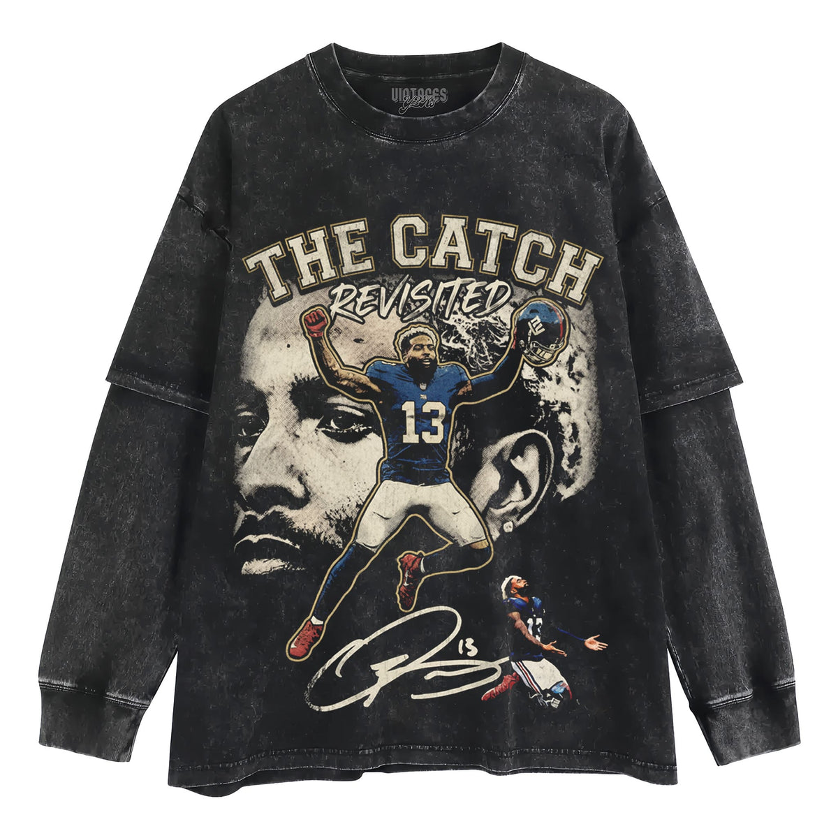OBJ - THE CATCH GIANTS VINTAGE TANK TOP & TEE & LONG SLEEVE & LAYERED LS & HOODIE