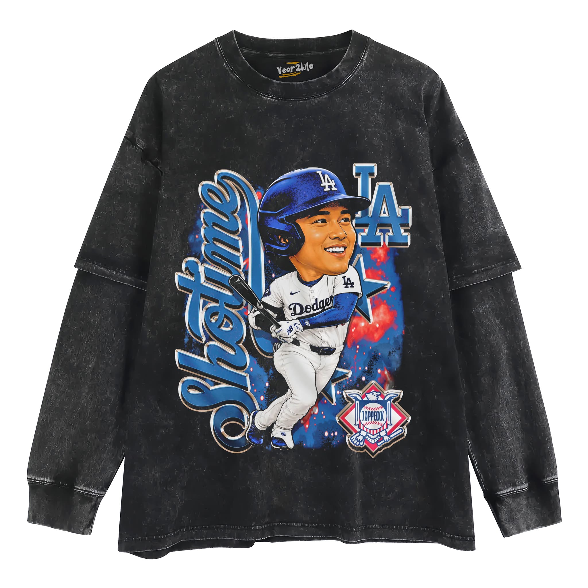 OHTANI BIG HEAD TANK TOP & TEE & LONG SLEEVE & LAYERED LS & HOODIE