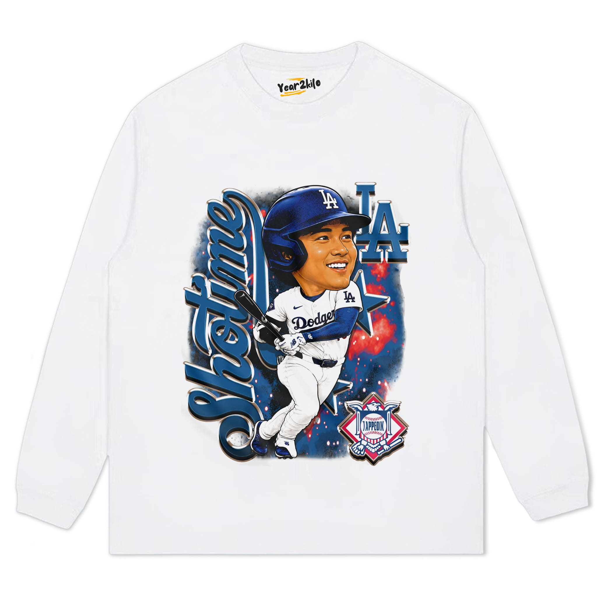 OHTANI BIG HEAD TANK TOP & TEE & LONG SLEEVE & LAYERED LS & HOODIE