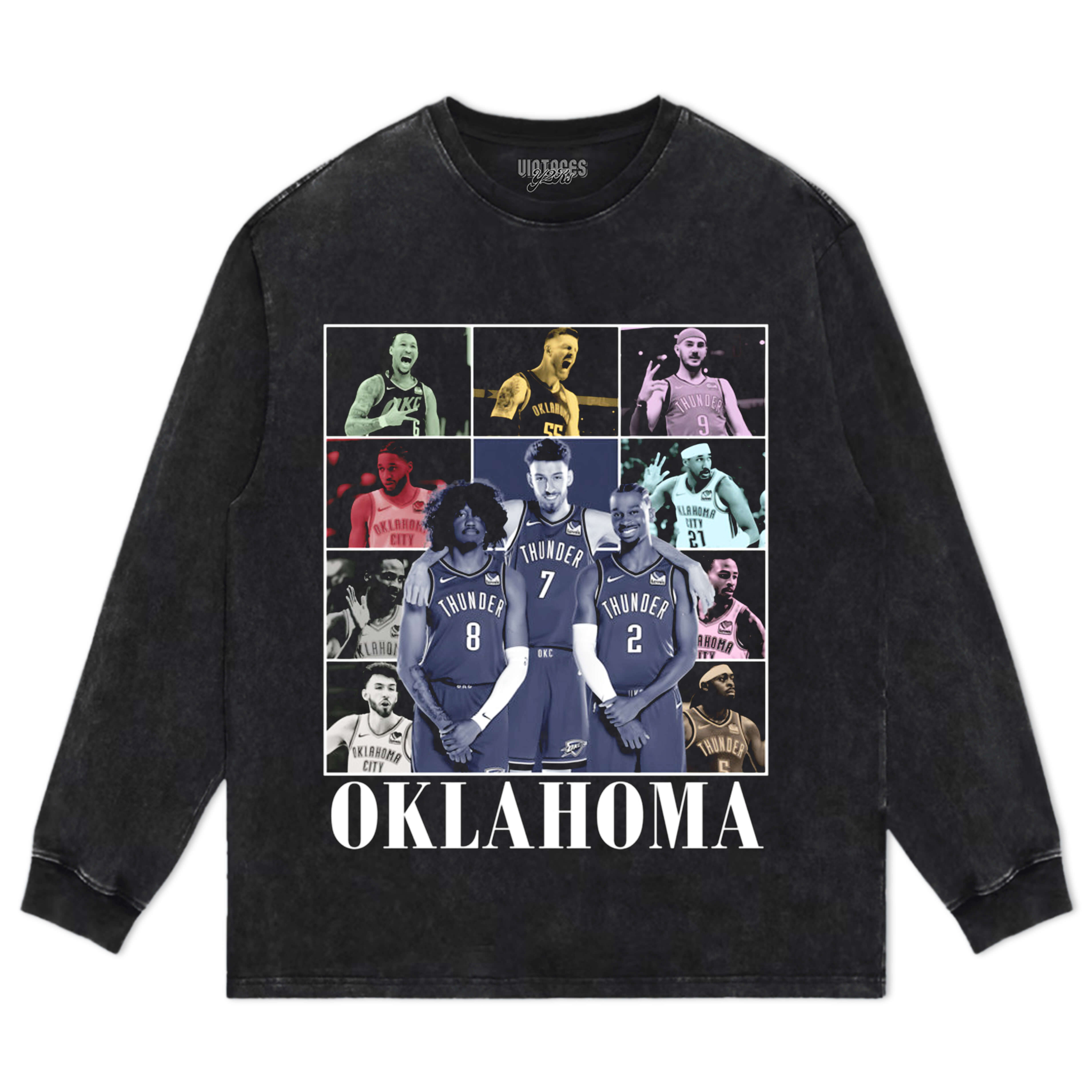 OKLAHOMA CITY BASKETBALL TEE & LS & HOODIE