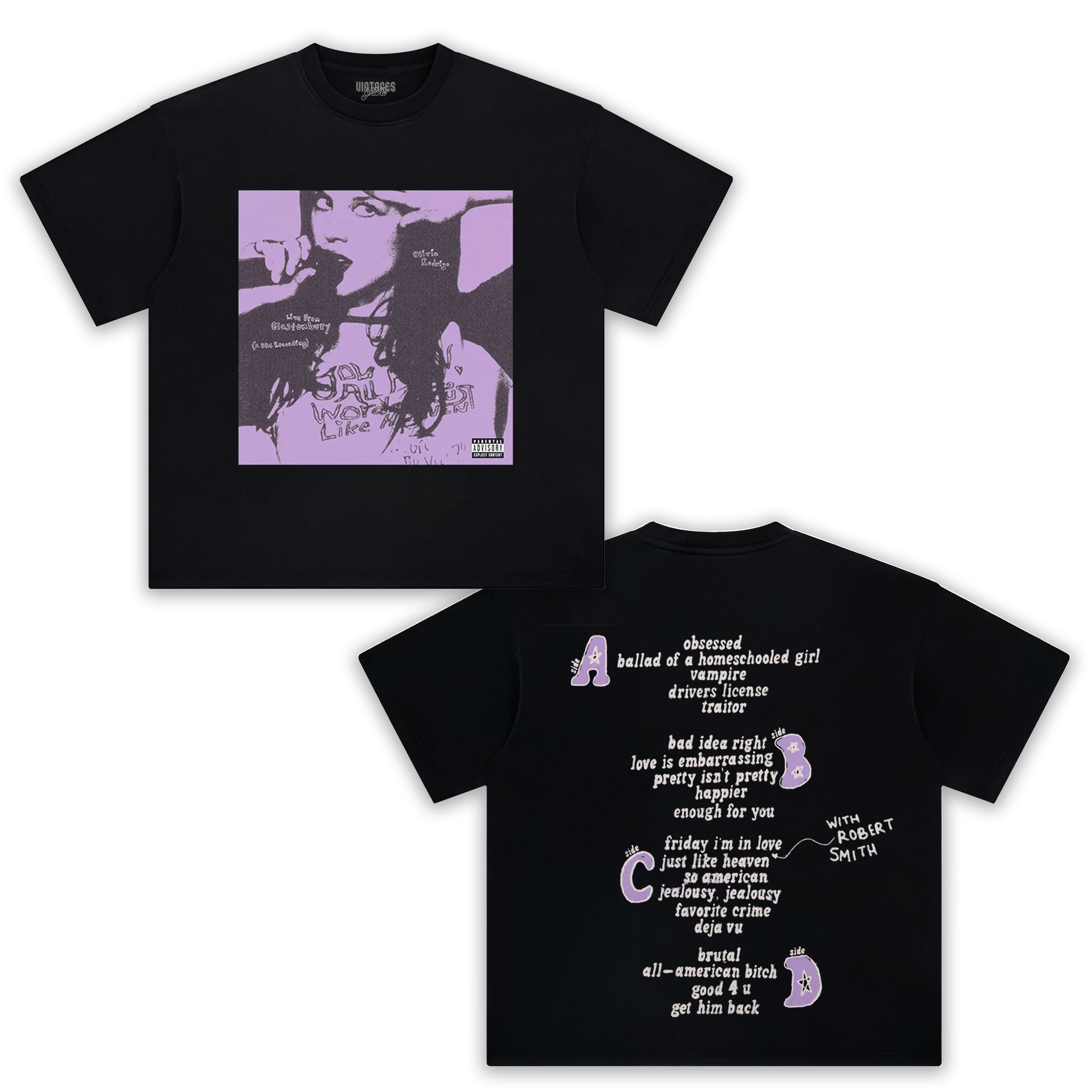 OLIVIA RODRIGO & LIVE FROM GLASTONBURY V2 TEE