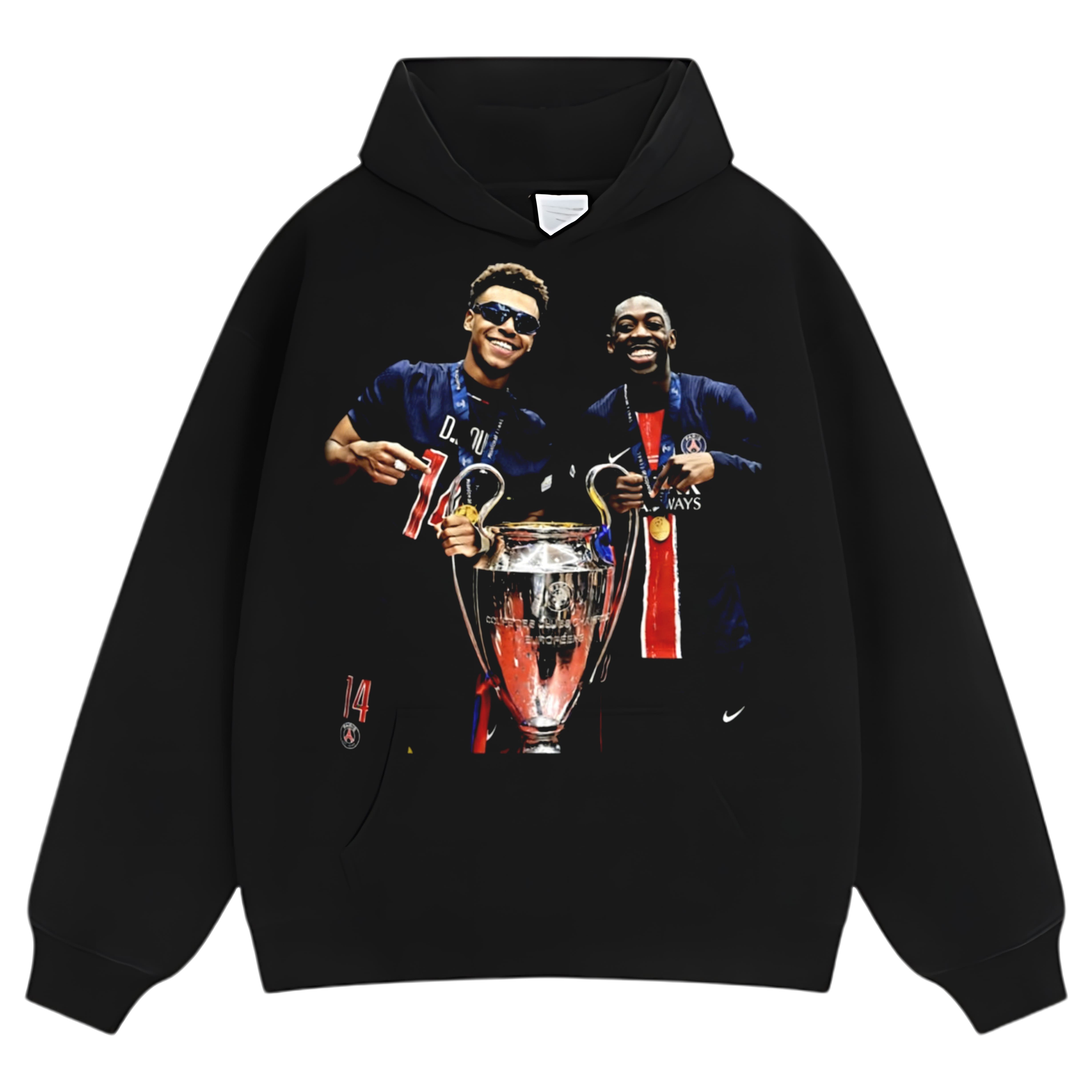 OUSMANE DEMBELE & DESIRE DOUE TROPHY TEE & LS & HOODIE