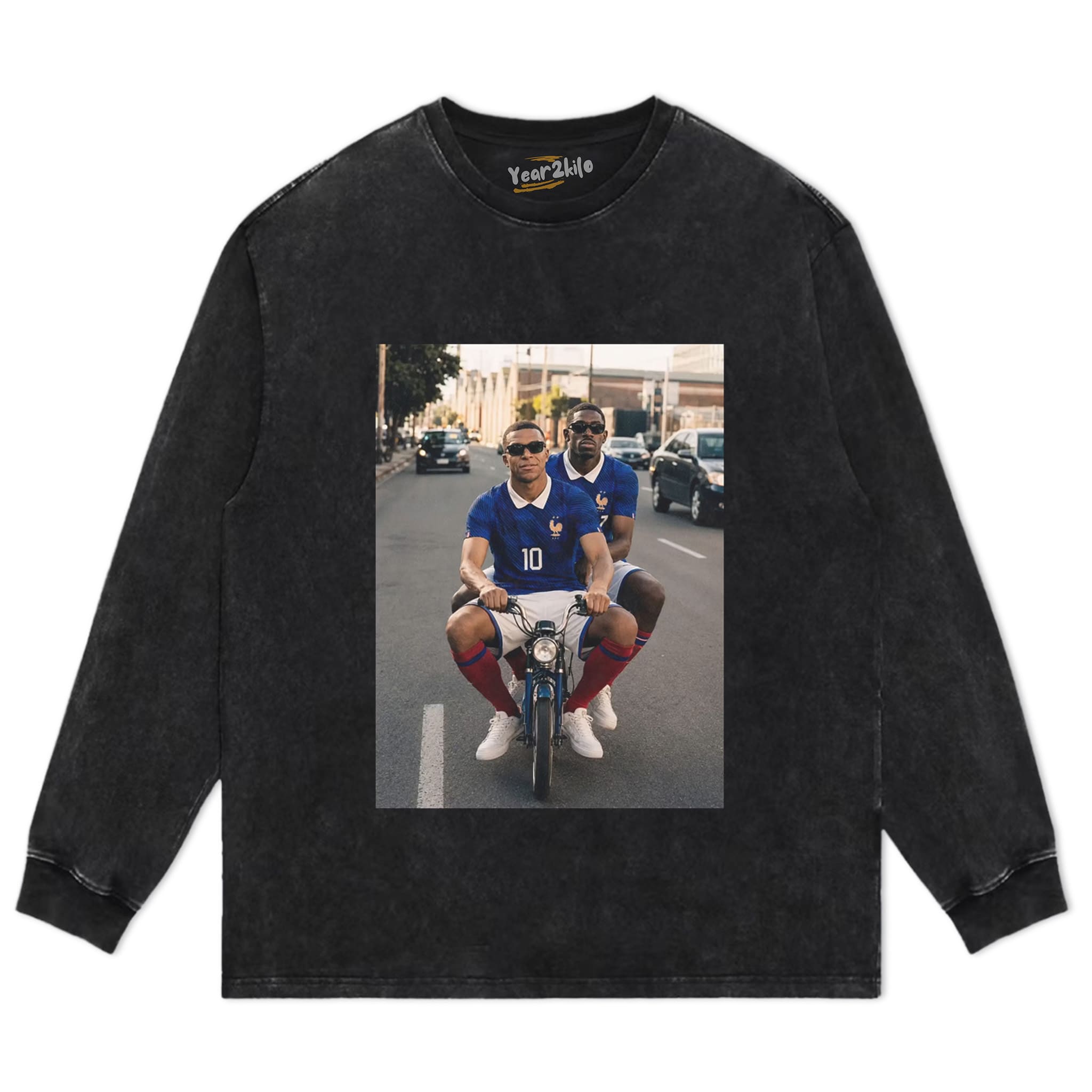 OUSMANE DEMBÉLÉ & KYLIAN MBAPPÉ FRANCE TANK TOP & TEE & LONG SLEEVE & LAYERED LS & HOODIE