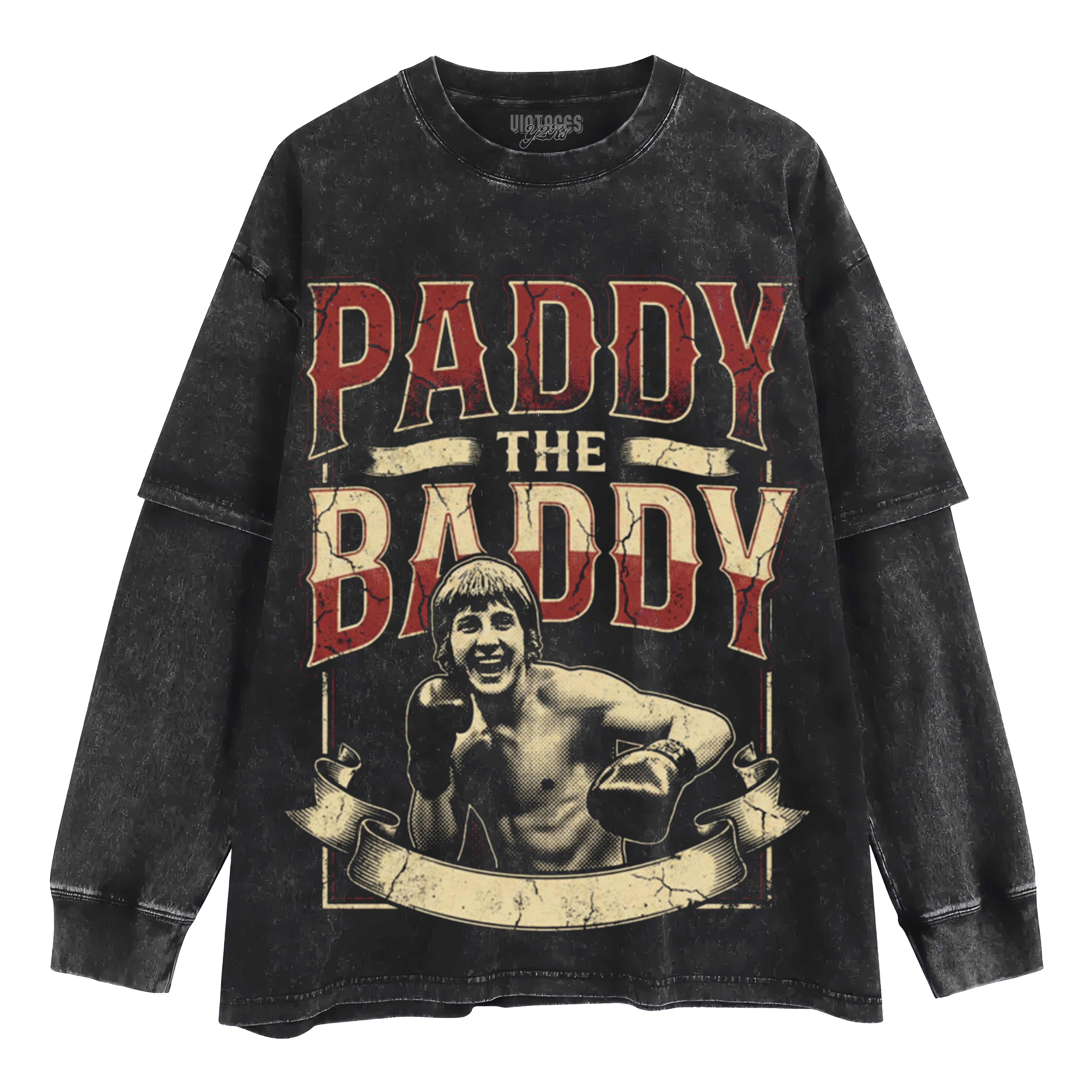 PADDY PIMBLETT VINTAGE V3 LAYERED LONG SLEEVE