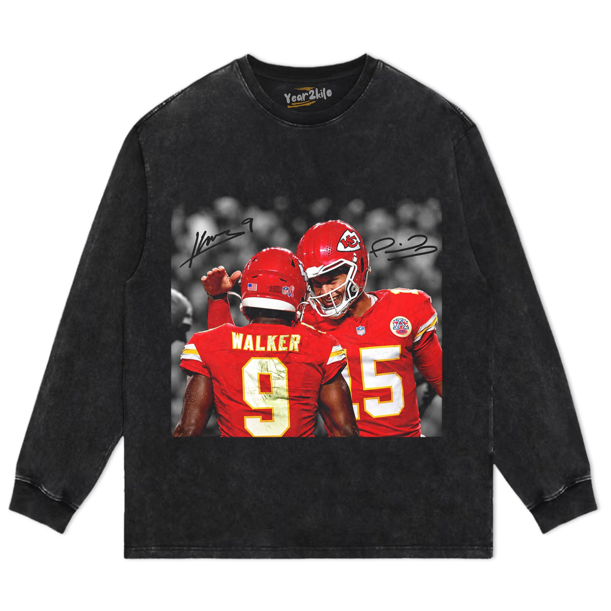 PATRICK MAHOMES & KENNETH WALKER III TANK TOP & TEE & LONG SLEEVE & LAYERED LS & HOODIE