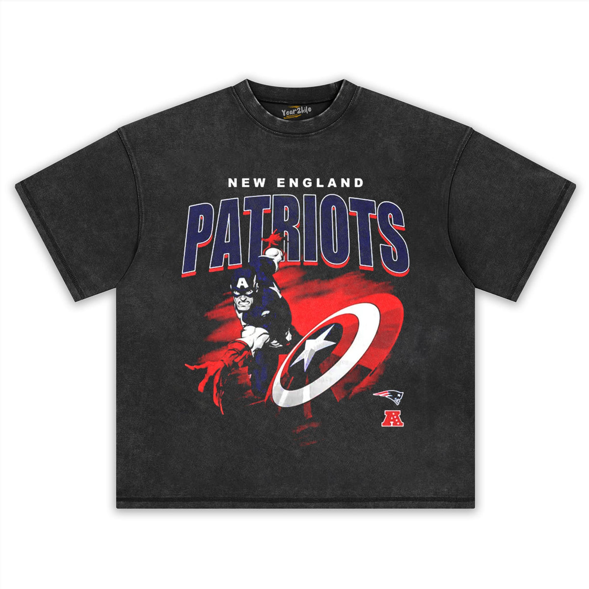 PATRIOTS X CAPTAIN AMERICA TANK TOP & TEE & LONG SLEEVE & LAYERED LS & HOODIE