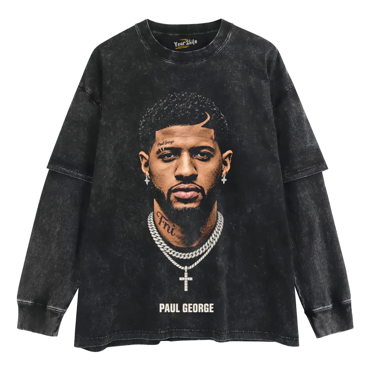 PAUL GEORGE BASKETBALL DESIGN TANK TOP & TEE & LONG SLEEVE & LAYERED LS & HOODIE