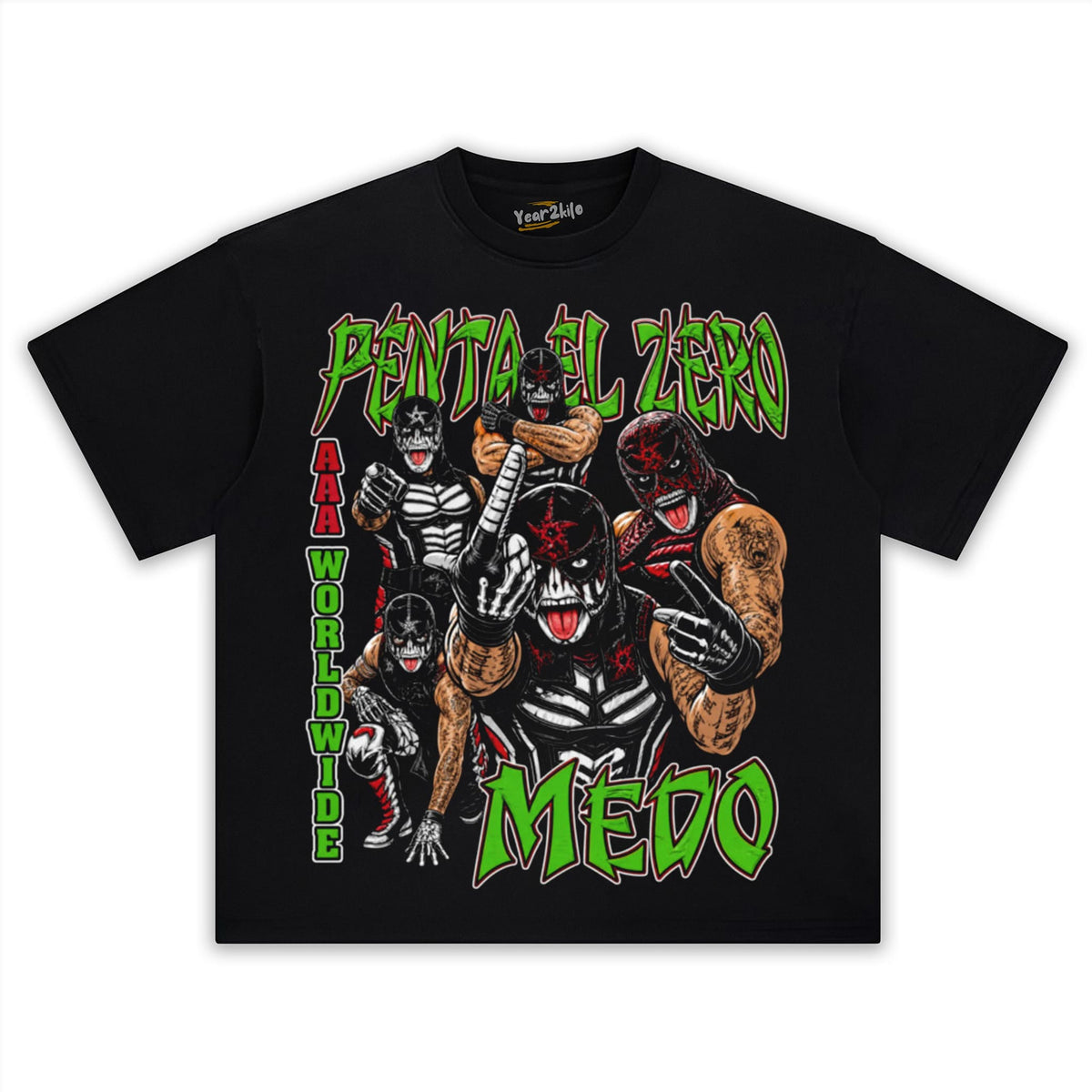 PENTA EL ZERO MIEDO AAA LUCHA LIBRE TANK TOP & TEE & LONG SLEEVE & LAYERED LS & HOODIE