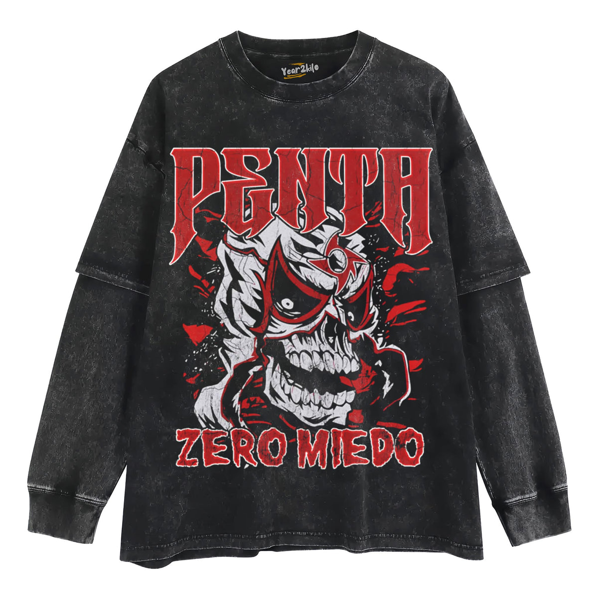 PENTA EL ZERO MIEDO LUCHA LIBRE WRESTLING TANK TOP & TEE & LONG SLEEVE & LAYERED LS & HOODIE