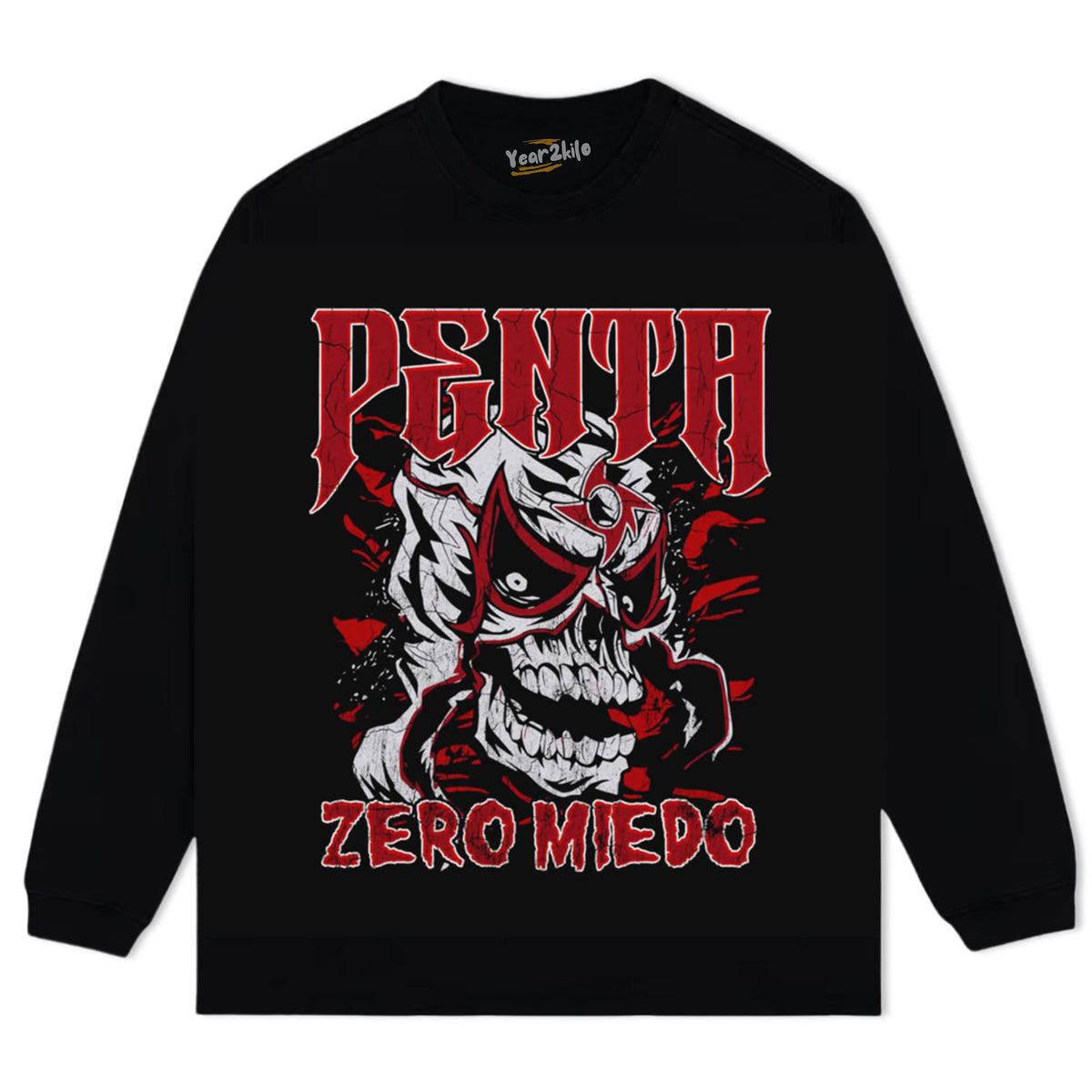 PENTA EL ZERO MIEDO LUCHA LIBRE WRESTLING TANK TOP & TEE & LONG SLEEVE & LAYERED LS & HOODIE