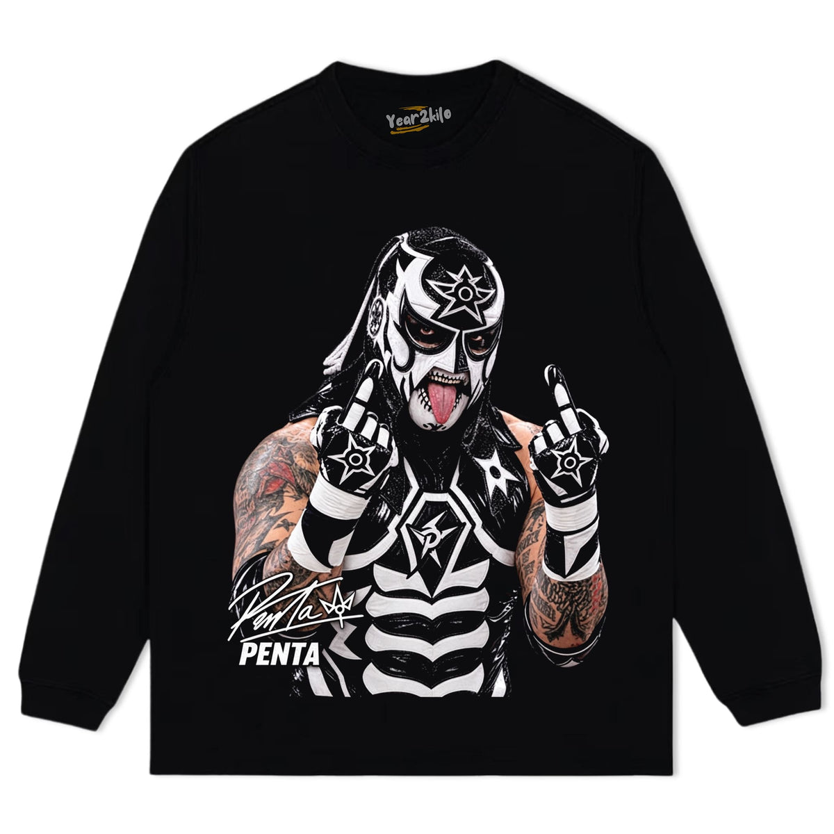 PENTA MIDDLE FINGER TANK TOP & TEE & LONG SLEEVE & LAYERED LS & HOODIE