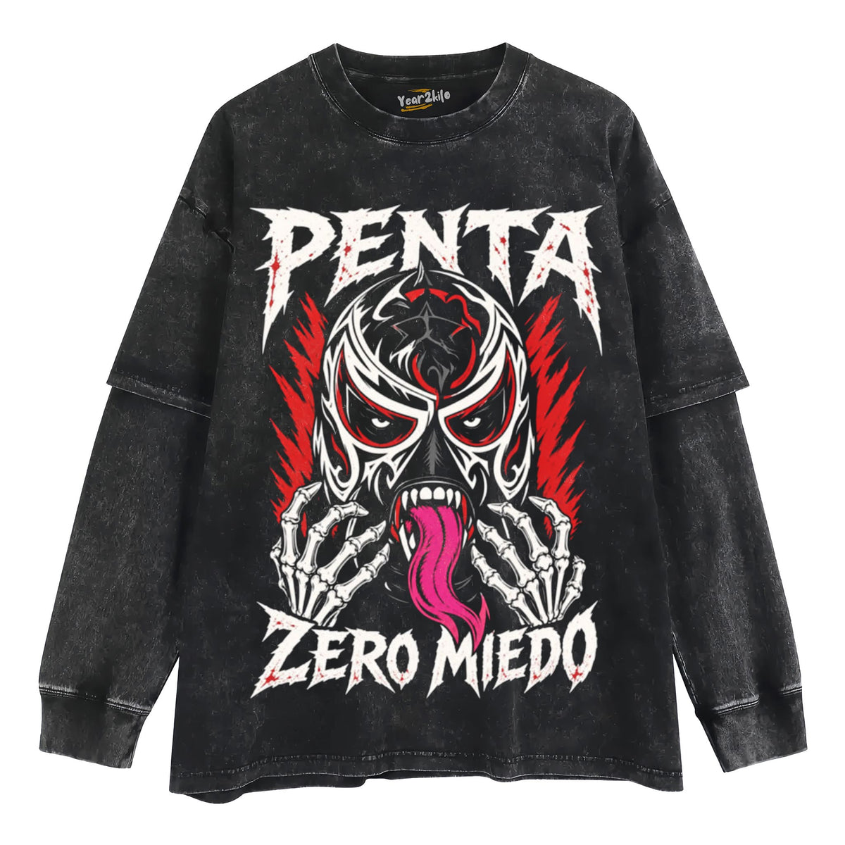 PENTA ZERO MIEDO PRO WRESTLING TANK TOP & TEE & LONG SLEEVE & LAYERED LS & HOODIE (1)