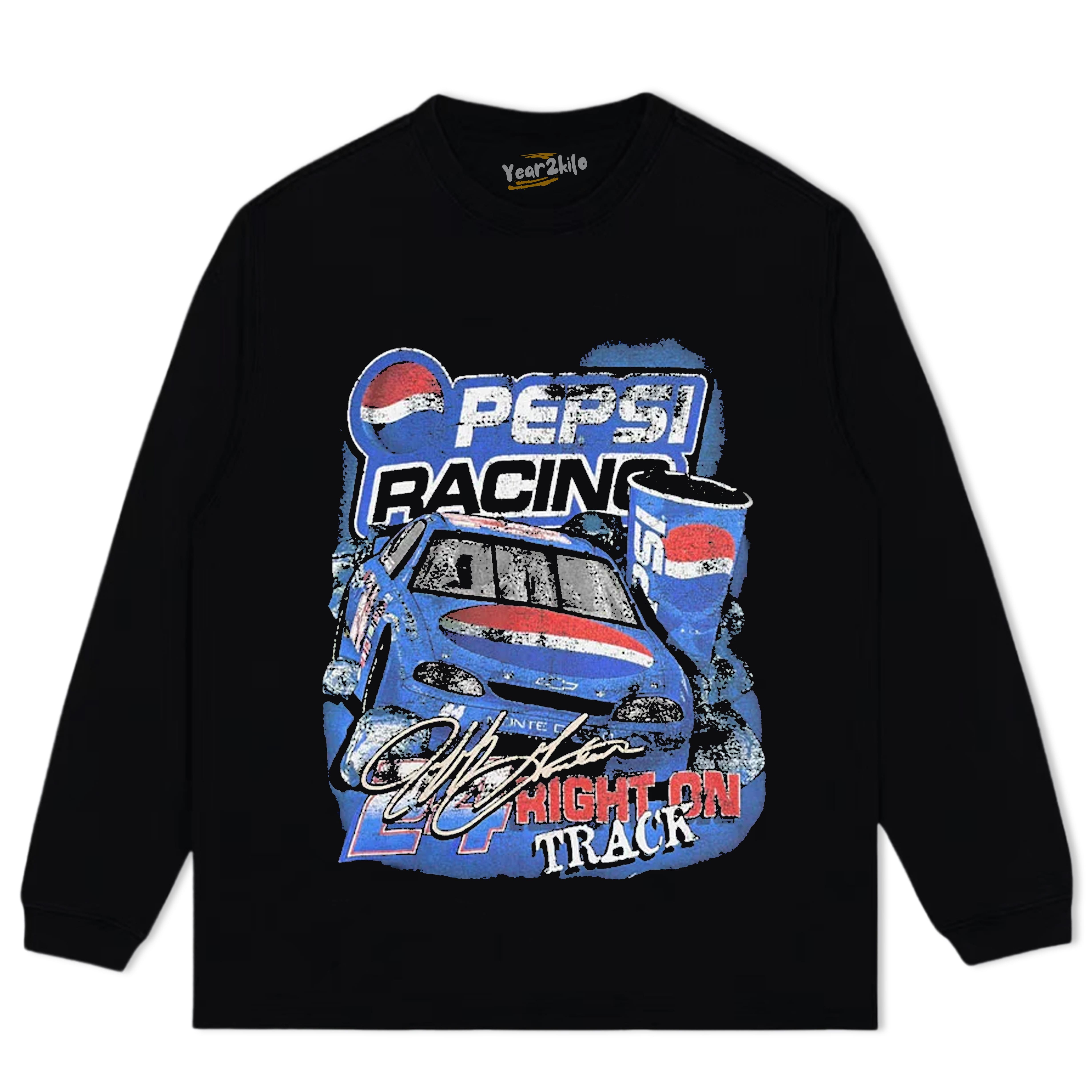 PEPSI RACING VINTAGE TANK TOP & TEE & LONG SLEEVE & LAYERED LS & HOODIE