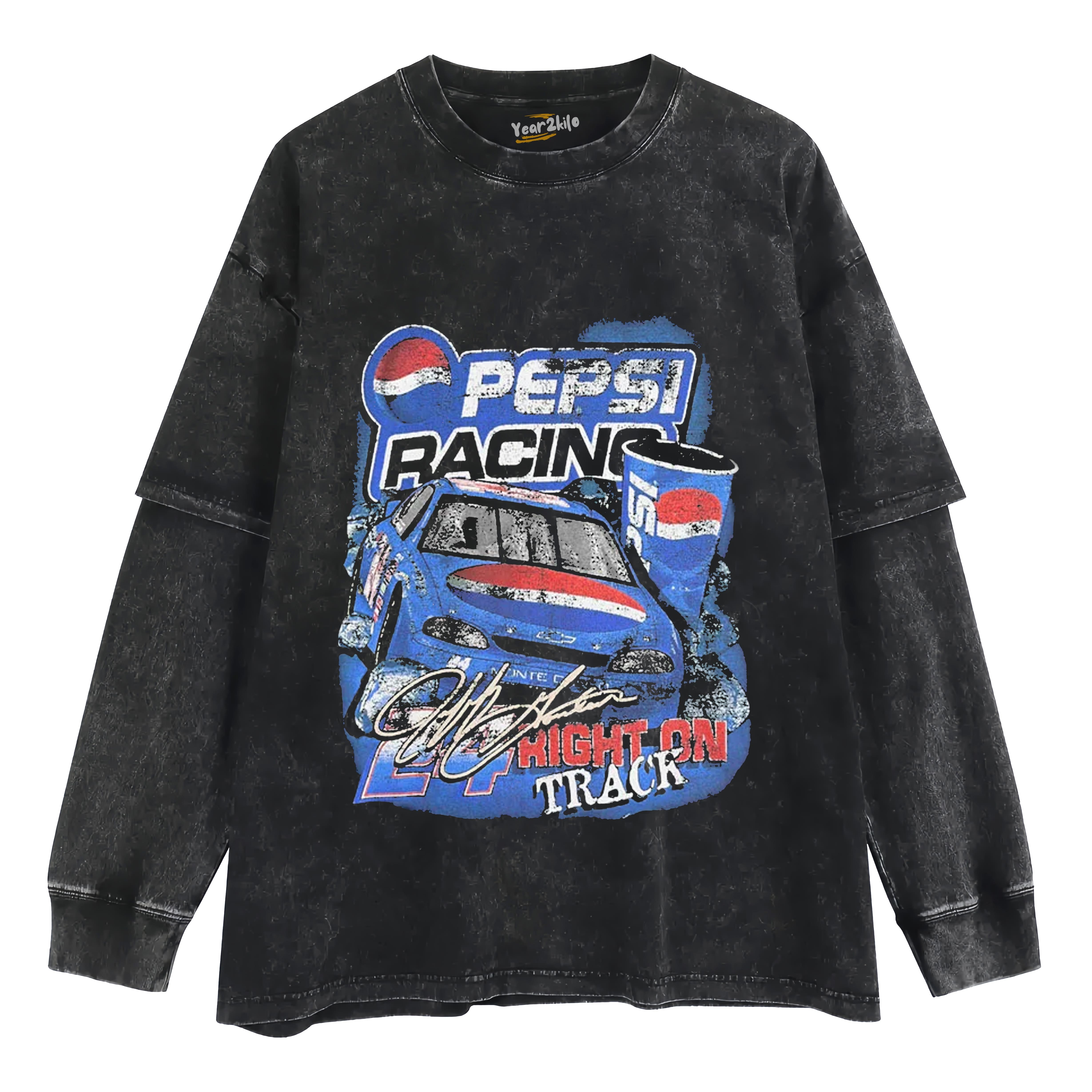 PEPSI RACING VINTAGE TANK TOP & TEE & LONG SLEEVE & LAYERED LS & HOODIE