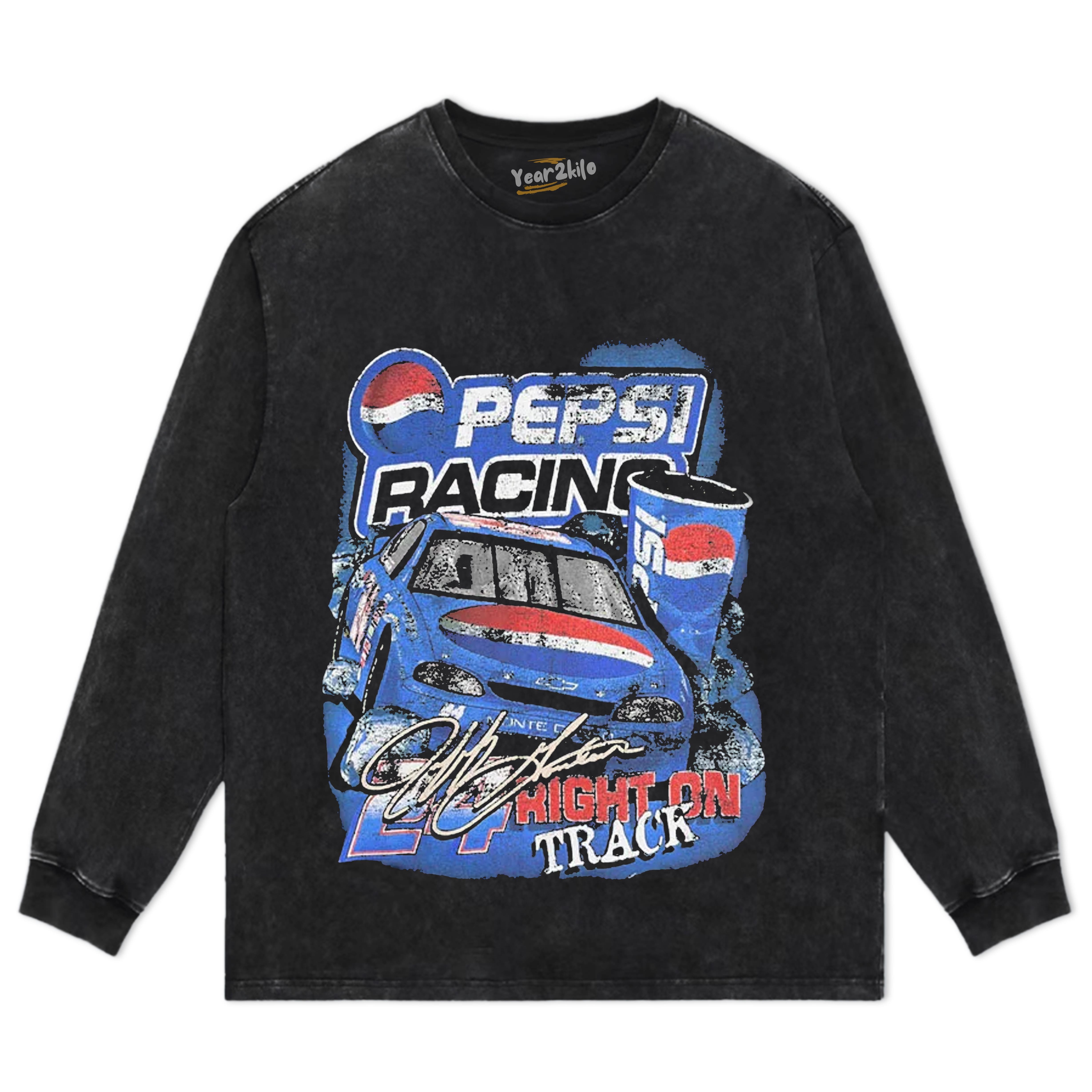 PEPSI RACING VINTAGE TANK TOP & TEE & LONG SLEEVE & LAYERED LS & HOODIE