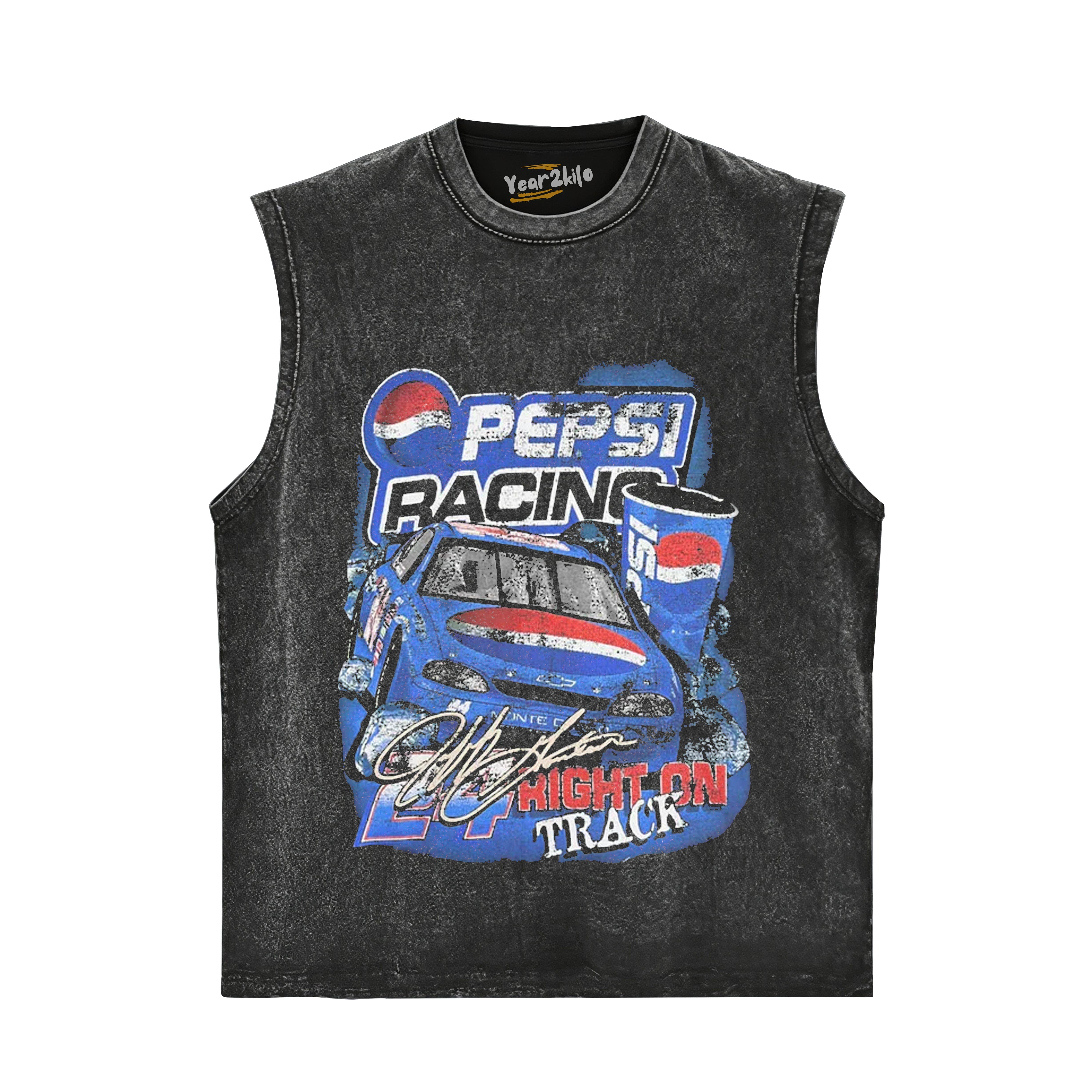PEPSI RACING VINTAGE TANK TOP & TEE & LONG SLEEVE & LAYERED LS & HOODIE