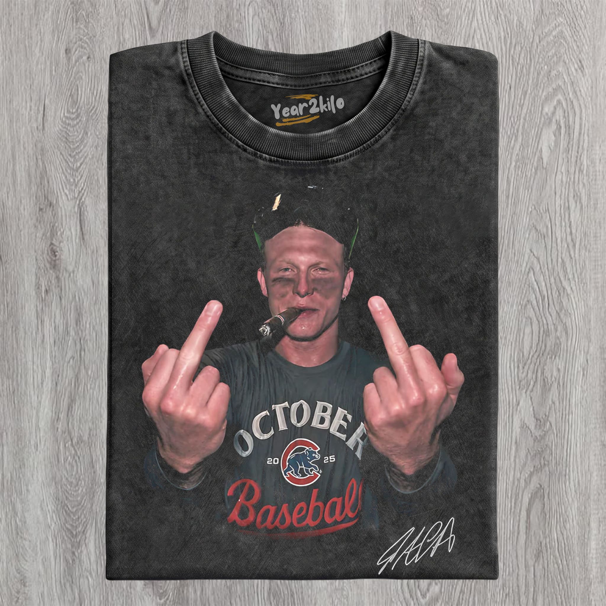 PETE CROW-ARMSTRONG - THE MIDDLE FINGER MEME TANK TOP & TEE & LONG SLEEVE & LAYERED LS & HOODIE