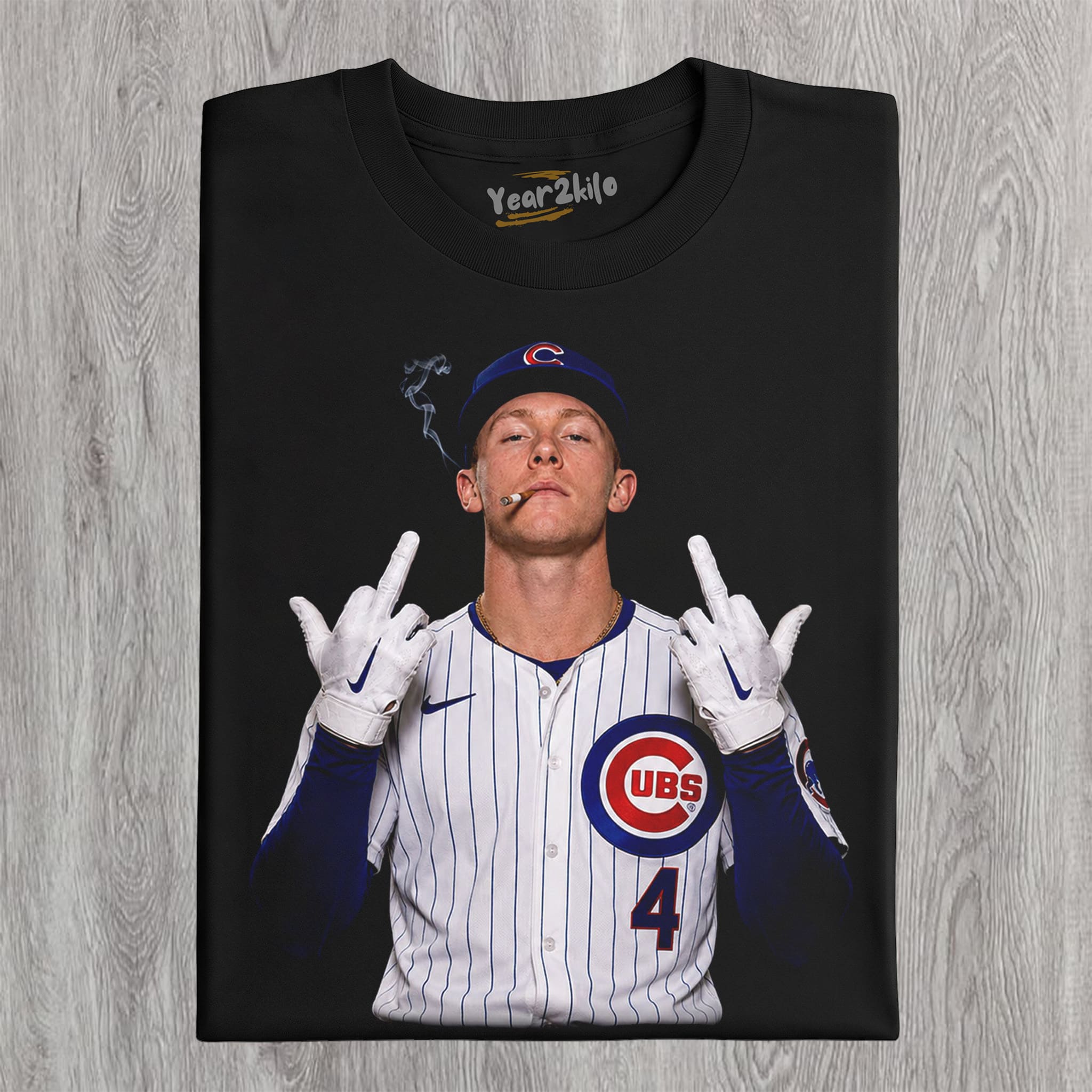 PETE CROW-ARMSTRONG - THE MIDDLE FINGER MEME V2 TANK TOP & TEE & LONG SLEEVE & LAYERED LS & HOODIE