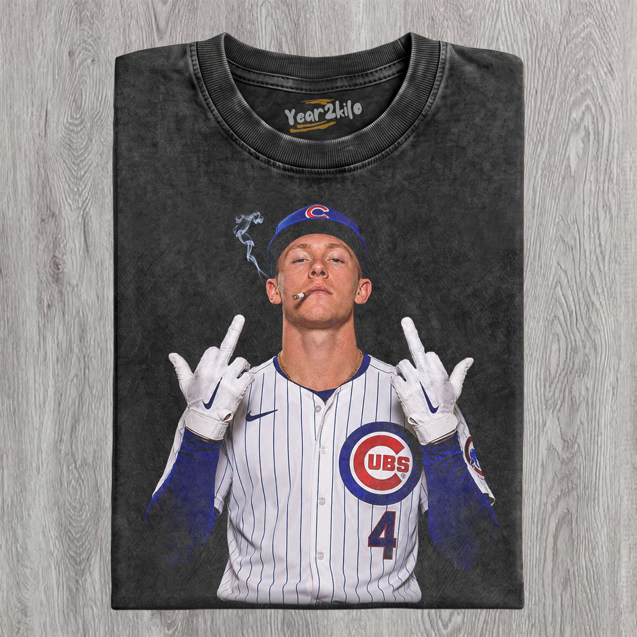 PETE CROW-ARMSTRONG - THE MIDDLE FINGER MEME V2 TANK TOP & TEE & LONG SLEEVE & LAYERED LS & HOODIE