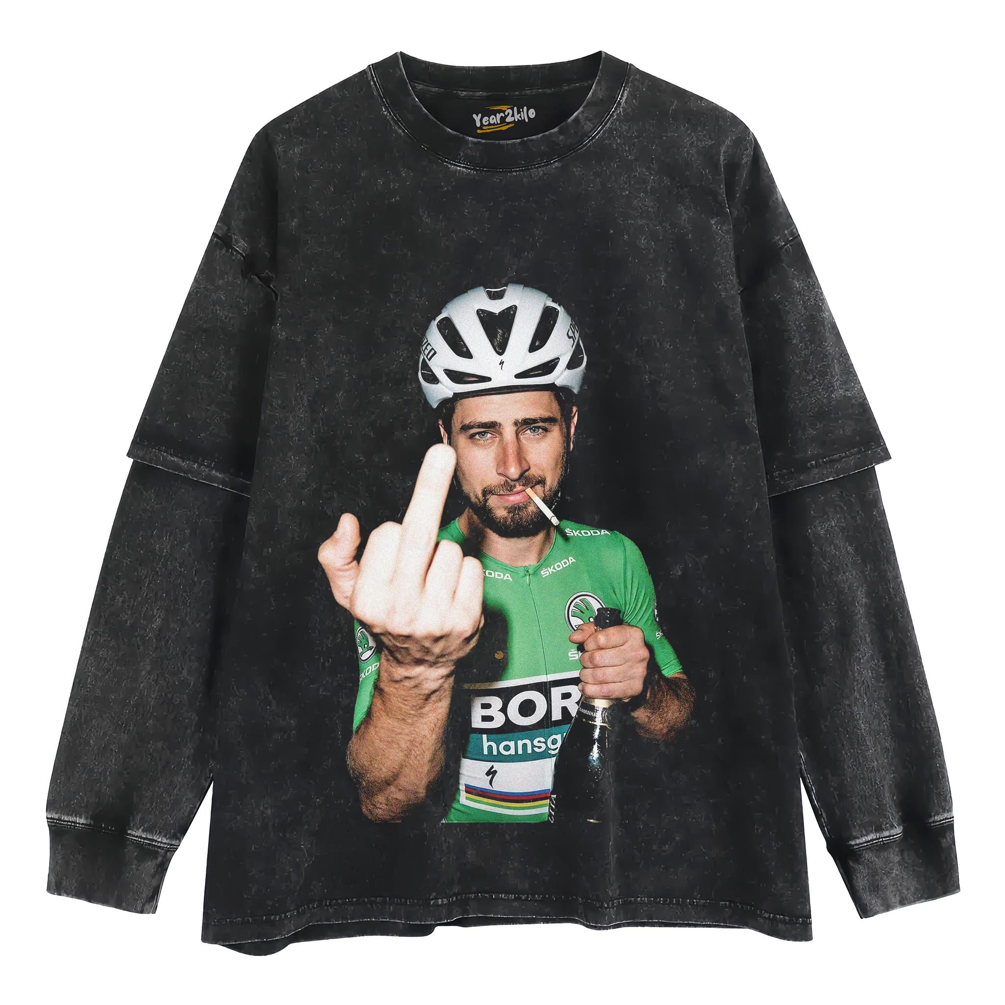 PETER SAGAN LEGEND TOUR DE FRANCE GREEN JERSEY POINTS KING TANK TOP & TEE & LONG SLEEVE & LAYERED LS & HOODIE