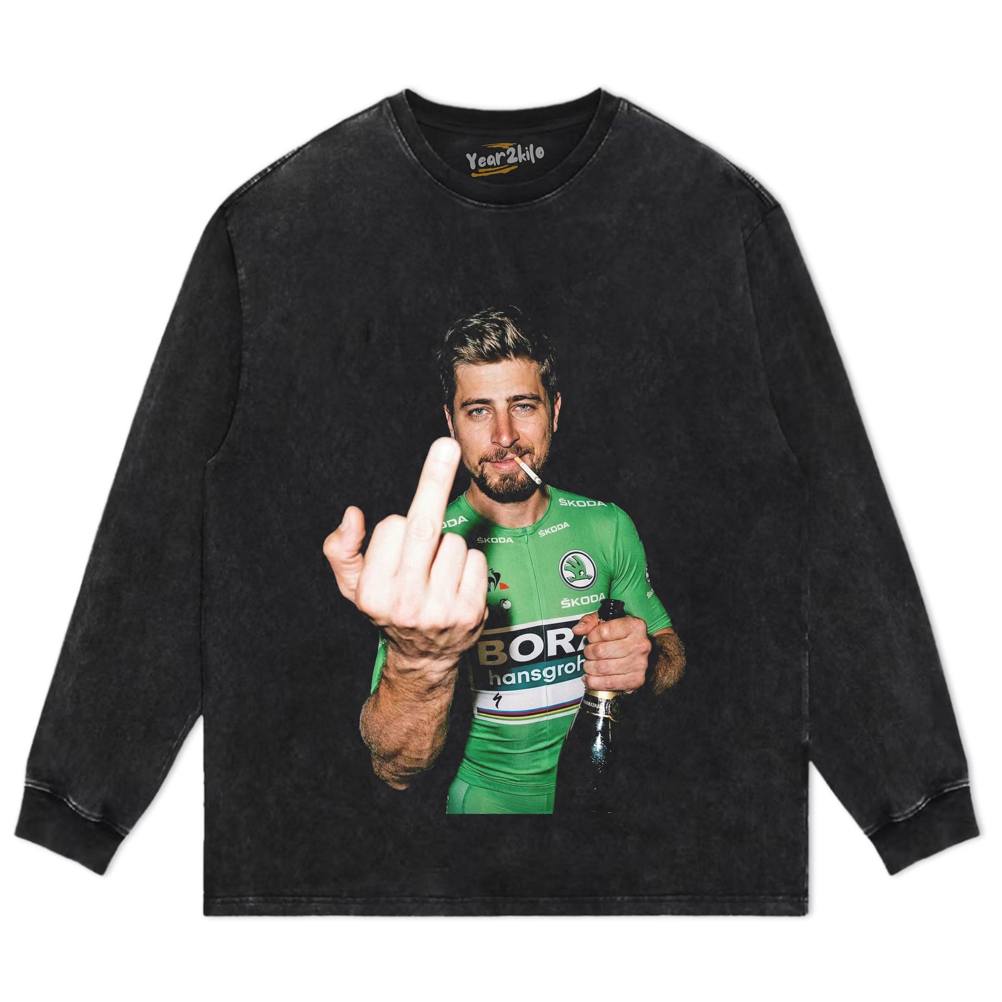 PETER SAGAN LEGEND TOUR DE FRANCE GREEN JERSEY POINTS KING V1 TANK TOP & TEE & LONG SLEEVE & LAYERED LS & HOODIE