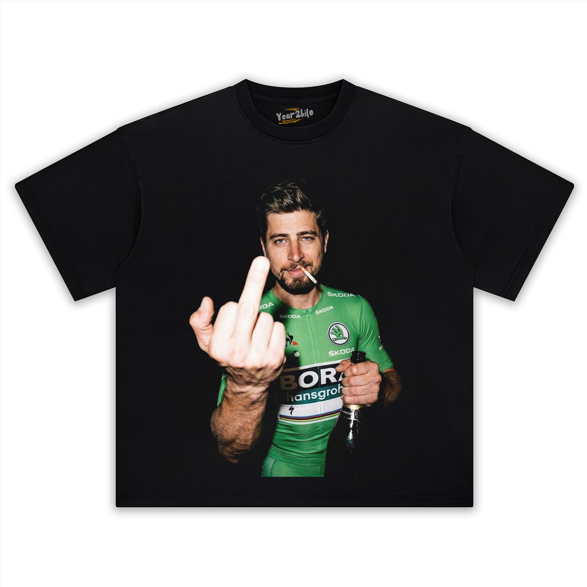 PETER SAGAN LEGEND TOUR DE FRANCE GREEN JERSEY POINTS KING V1 TANK TOP & TEE & LONG SLEEVE & LAYERED LS & HOODIE