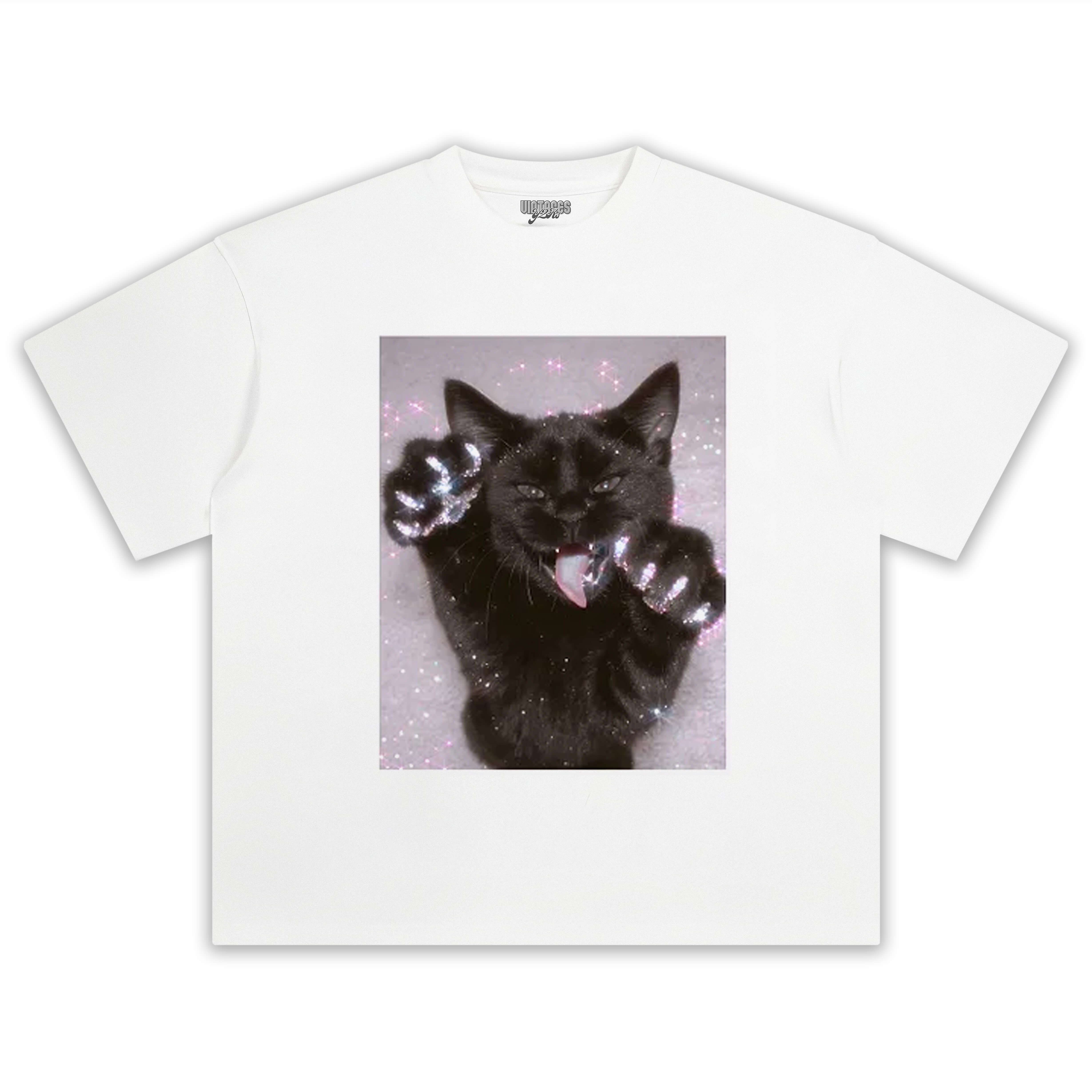 PINK DIAMOND CAT TEE