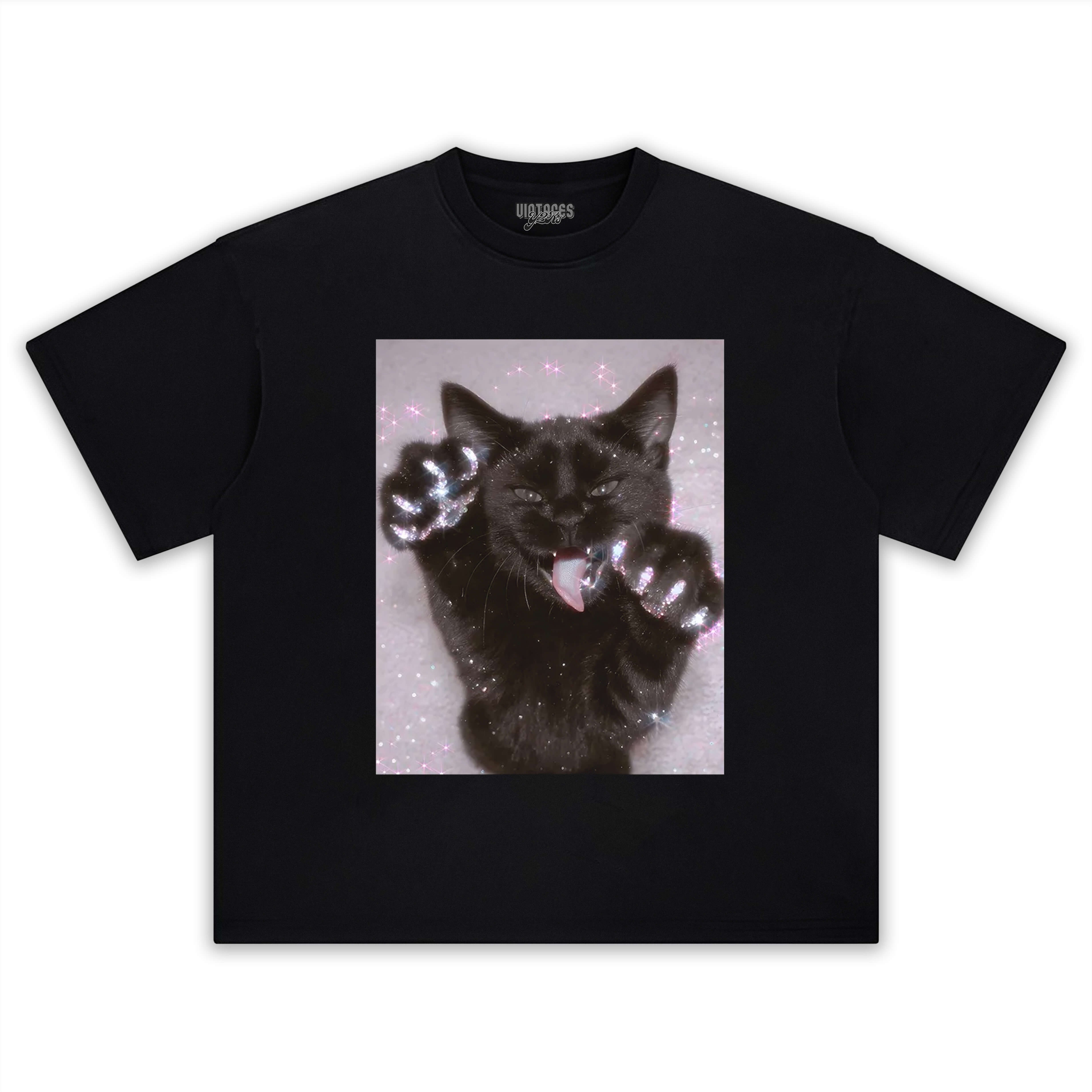 PINK DIAMOND CAT TEE