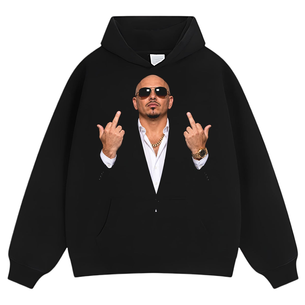 PITBULL - MIDDLE FINGER TANK TOP & TEE & LONG SLEEVE & LAYERED LS & HOODIE