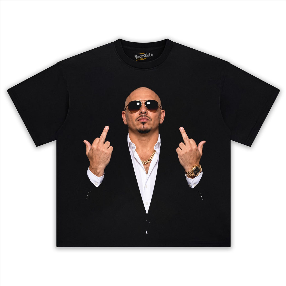 PITBULL - MIDDLE FINGER TANK TOP & TEE & LONG SLEEVE & LAYERED LS & HOODIE