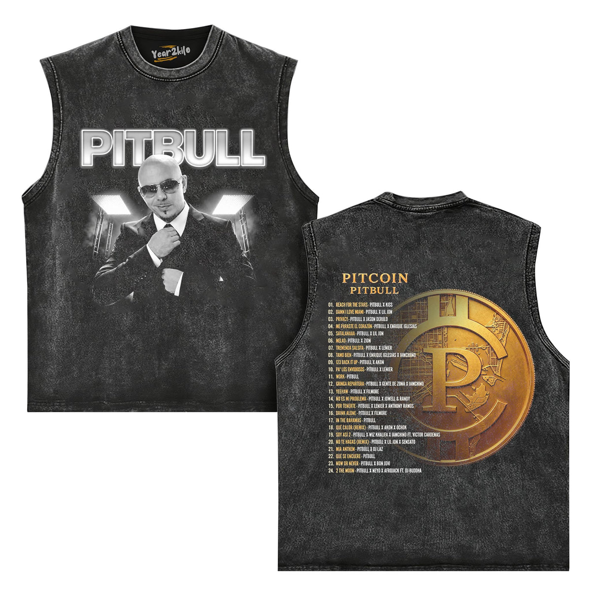 PITBULL - PITCOIN TANK TOP & TEE