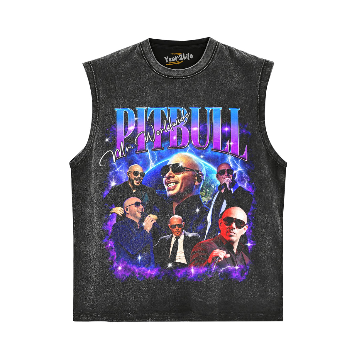 PITBULL - VINTAGE TANK TOP & TEE & LONG SLEEVE & LAYERED LS & HOODIE