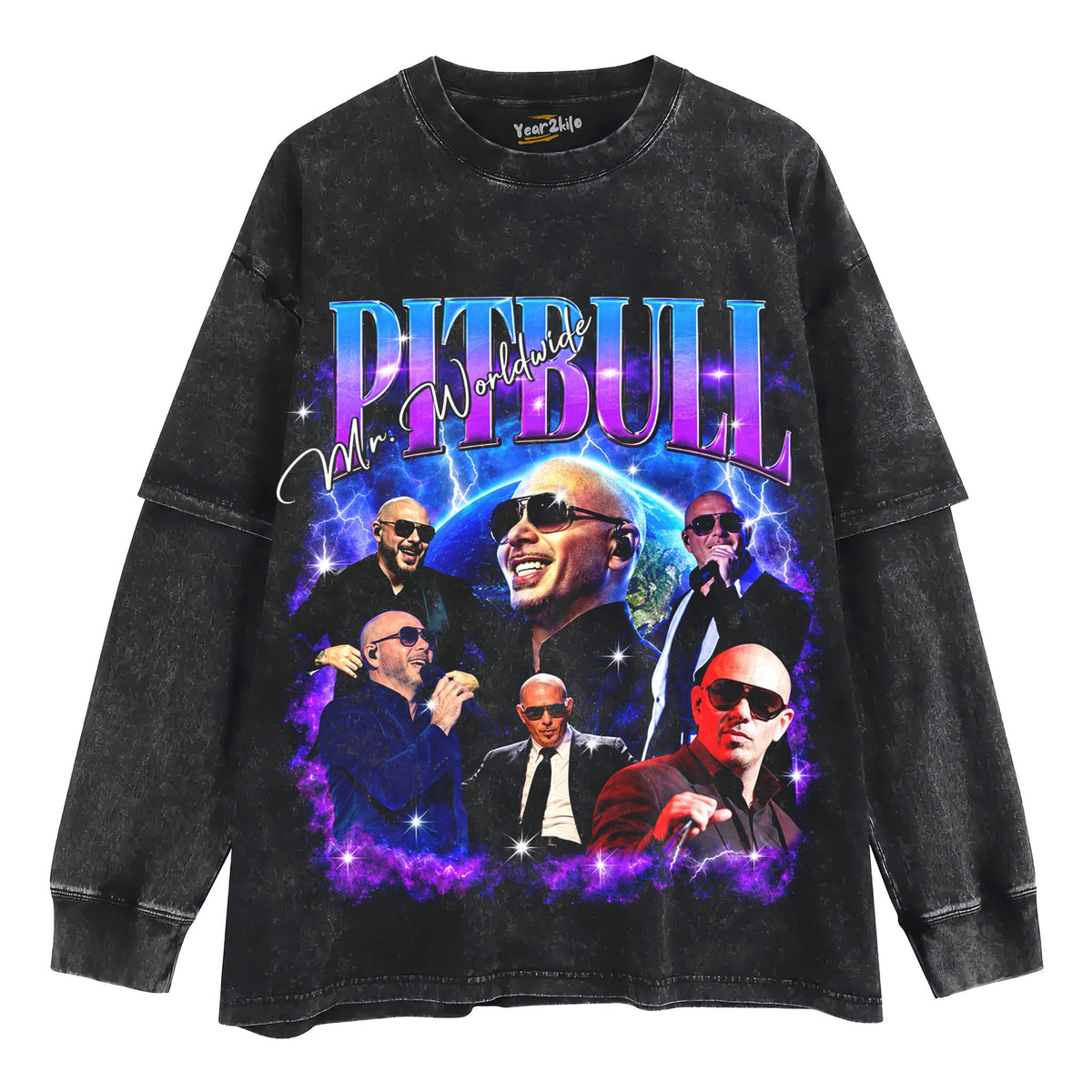 PITBULL - VINTAGE TANK TOP & TEE & LONG SLEEVE & LAYERED LS & HOODIE