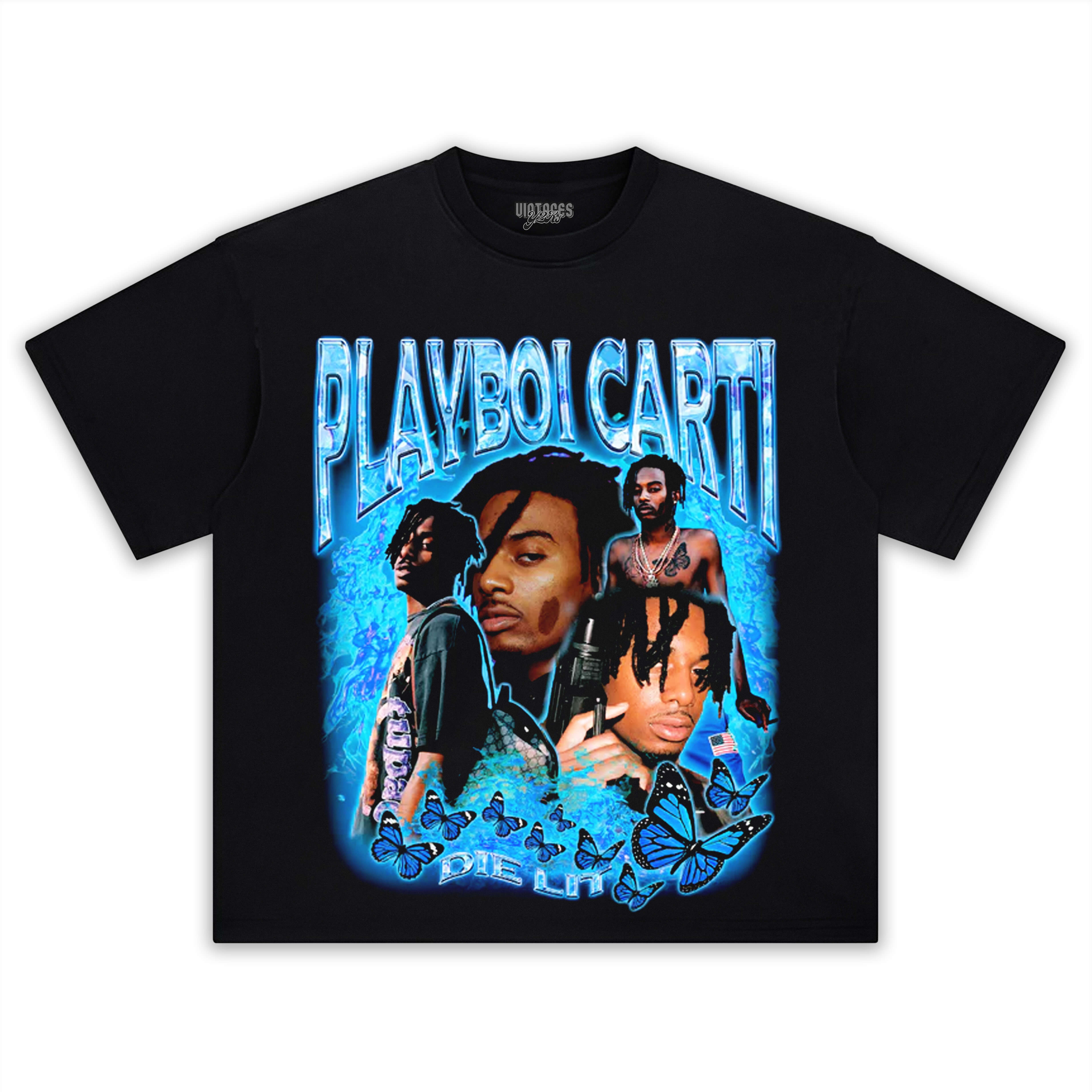PLAYBOI CARTI VINTAGE TEE & LS & HOODIE