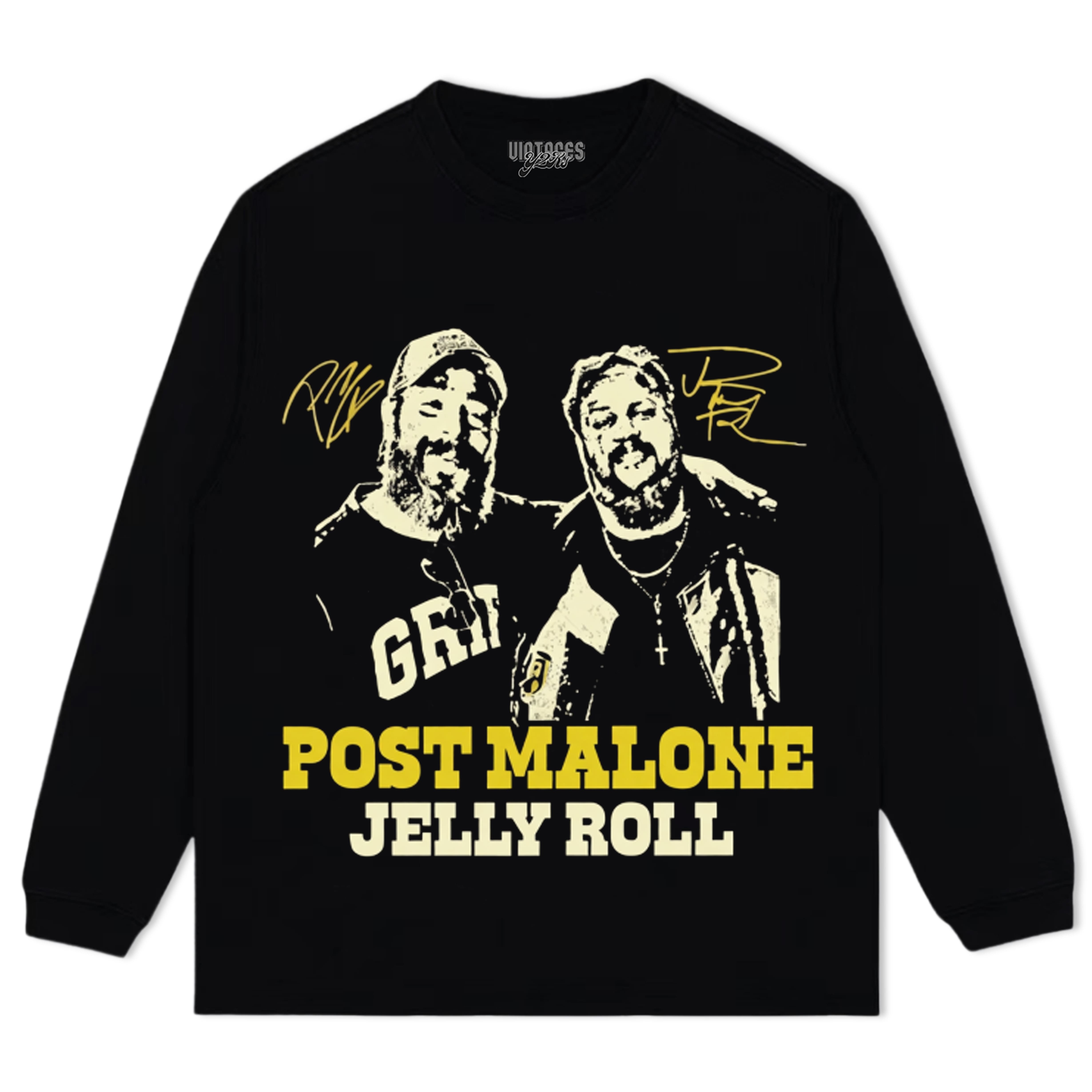 POST MALONE AND JELLY ROLL THE BIG ASS STADIUM TOUR 2026 TEE & LS & HOODIE