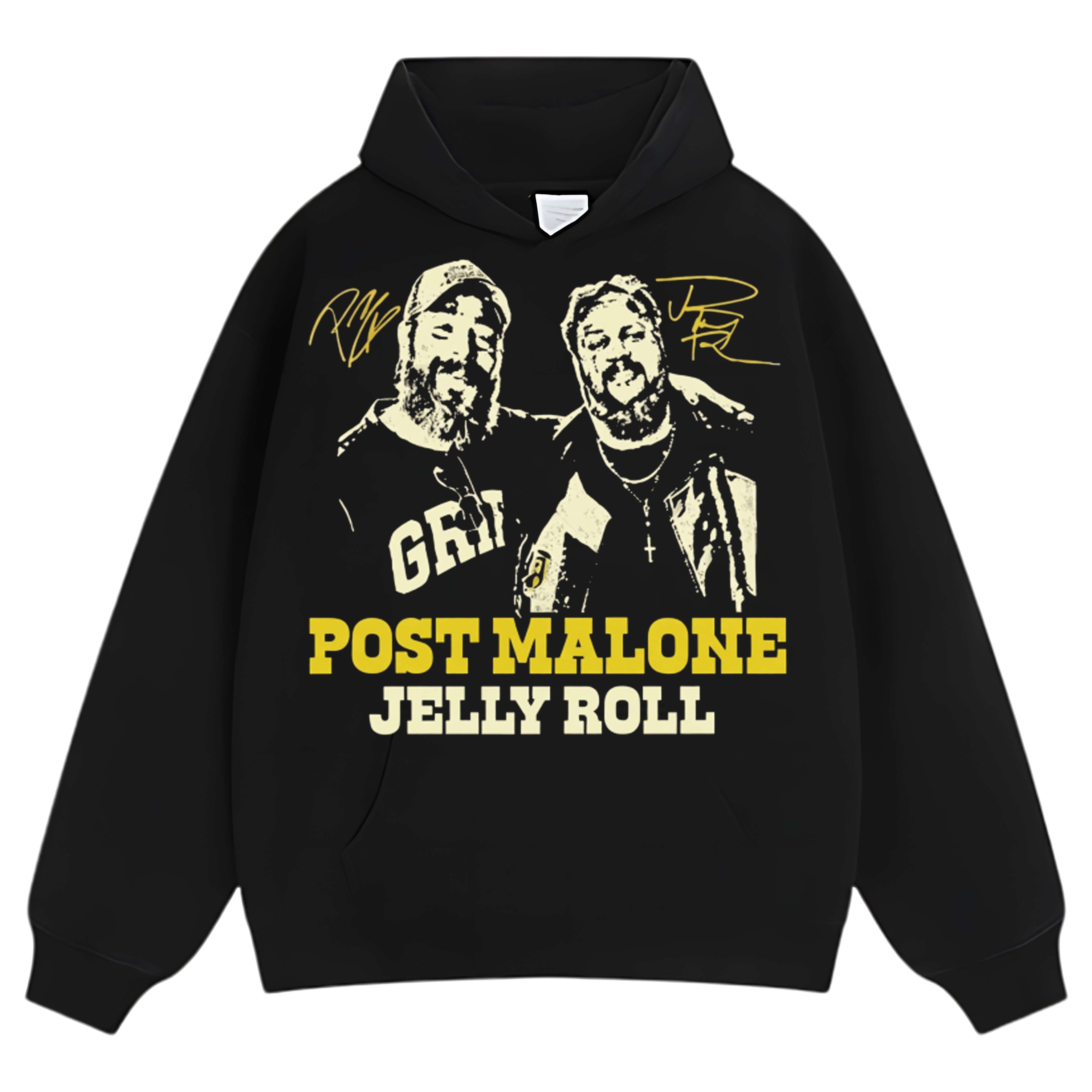 POST MALONE AND JELLY ROLL THE BIG ASS STADIUM TOUR 2026 TEE & LS & HOODIE