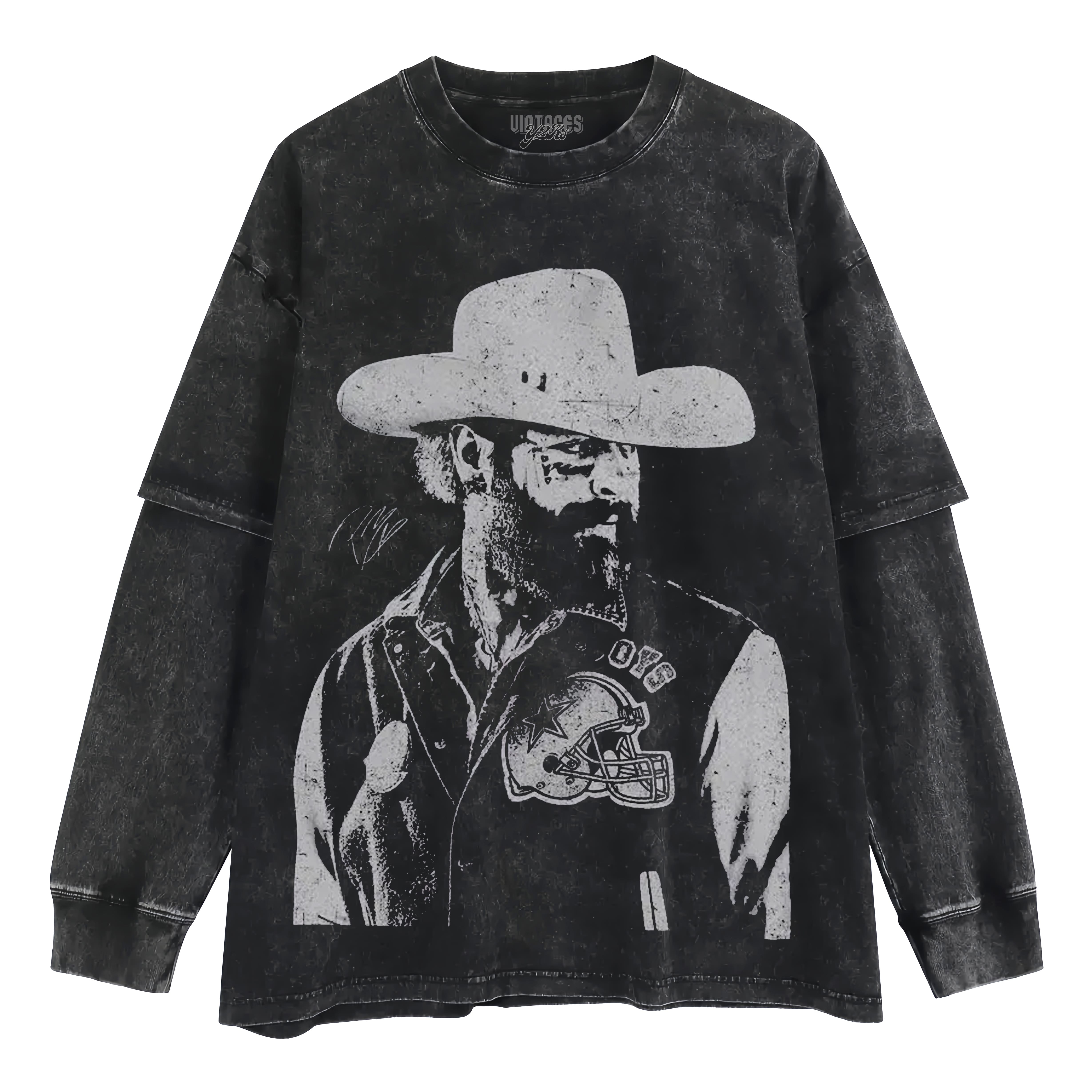 POST MALONE VINTAGE LAYERED LONG SLEEVE