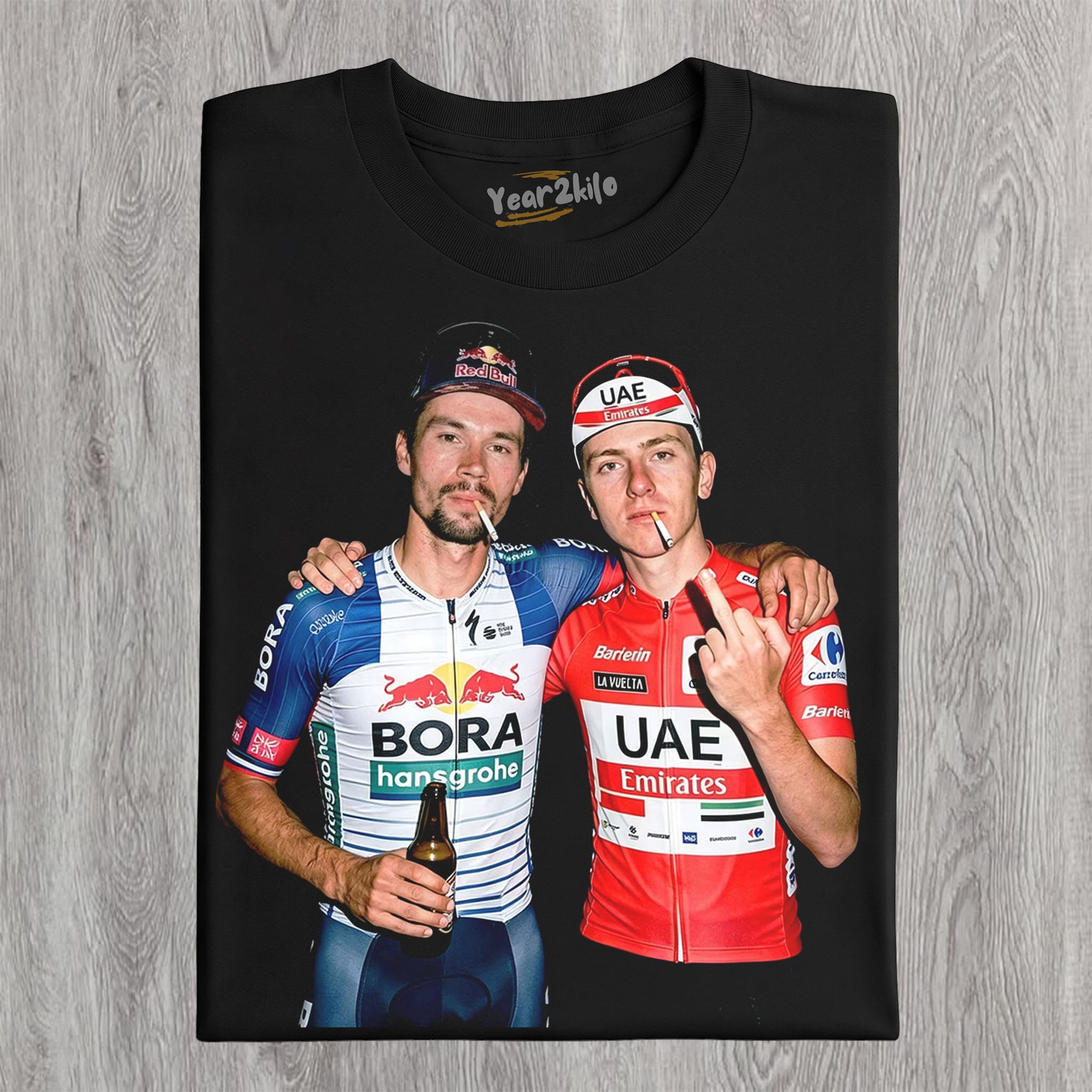 PRIMOŽ ROGLIČ & TADEJ POGAČAR LA VUELTA A ESPAÑA V1 TANK TOP & TEE & LONG SLEEVE & LAYERED LS & HOODIE