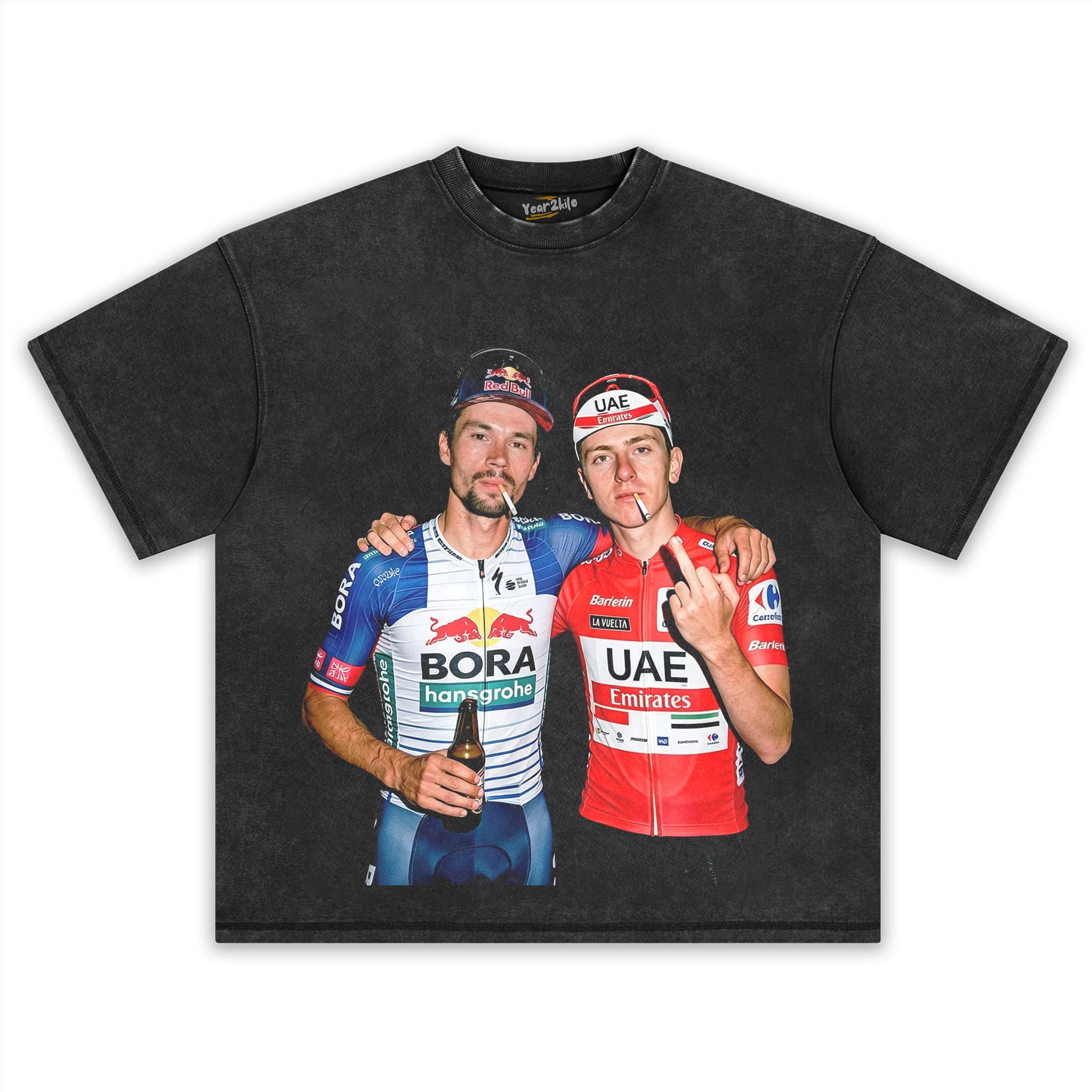 PRIMOŽ ROGLIČ & TADEJ POGAČAR LA VUELTA A ESPAÑA V1 TANK TOP & TEE & LONG SLEEVE & LAYERED LS & HOODIE
