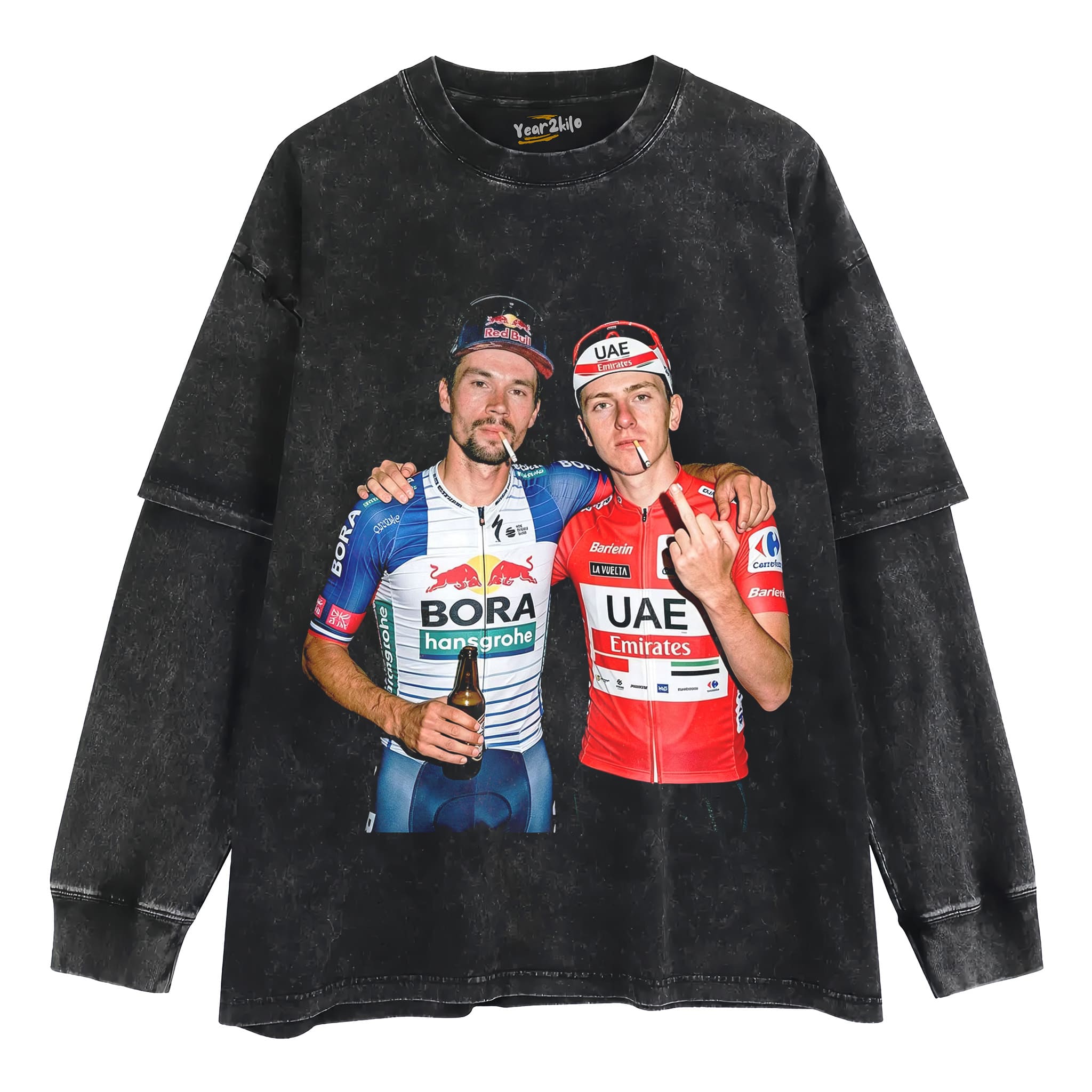 PRIMOŽ ROGLIČ & TADEJ POGAČAR LA VUELTA A ESPAÑA V1 TANK TOP & TEE & LONG SLEEVE & LAYERED LS & HOODIE