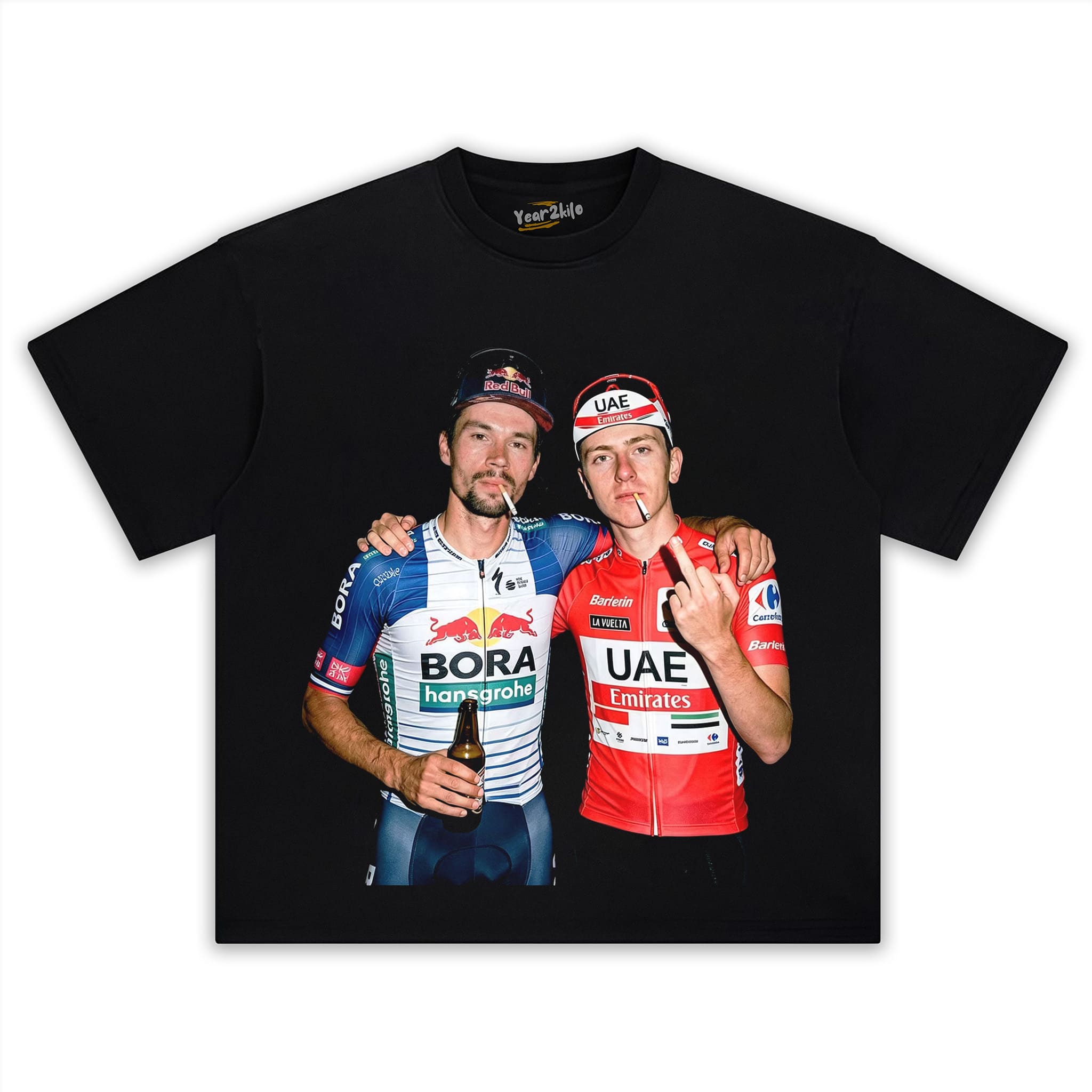 PRIMOŽ ROGLIČ & TADEJ POGAČAR LA VUELTA A ESPAÑA V1 TANK TOP & TEE & LONG SLEEVE & LAYERED LS & HOODIE