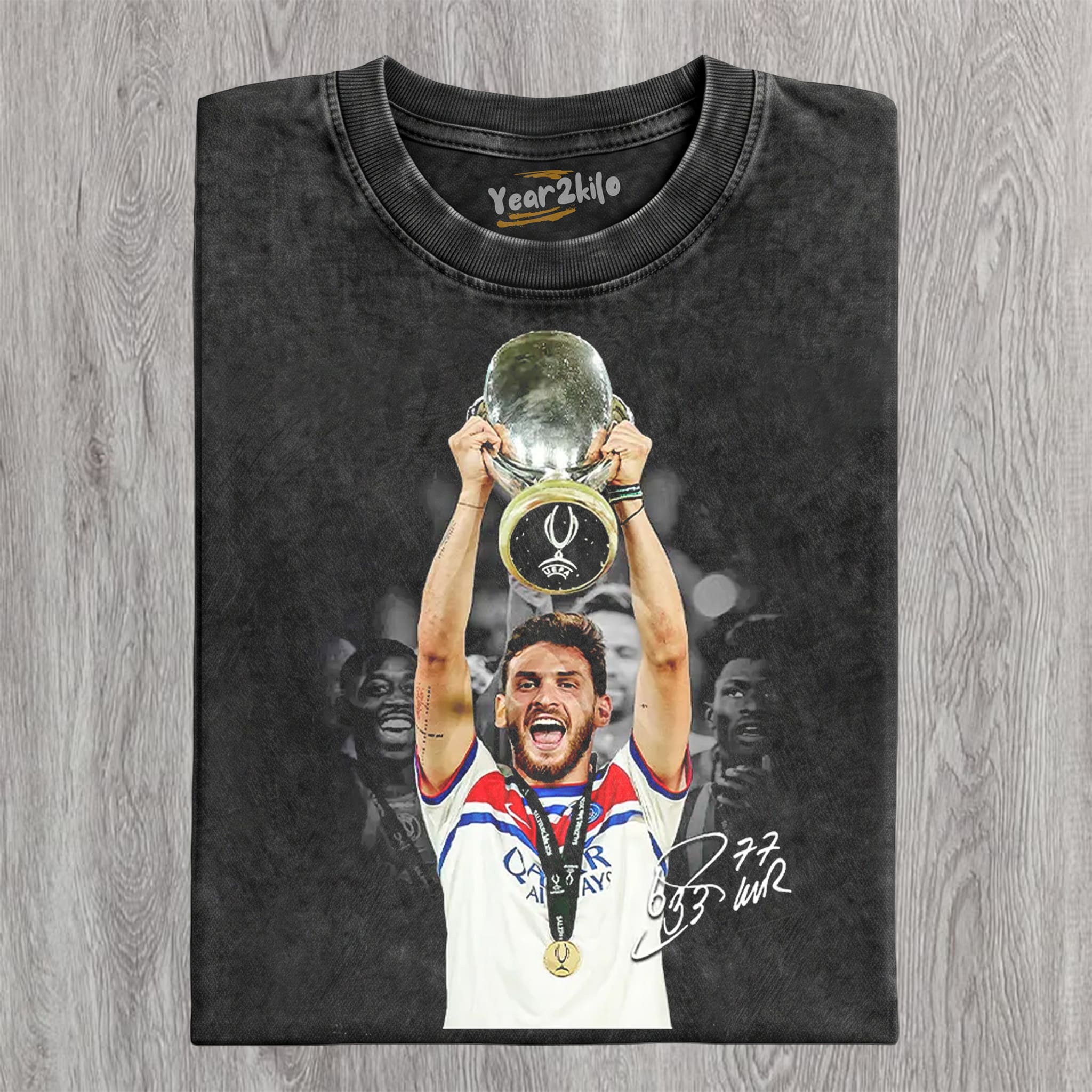 PSG CHAMPION KHVICHA KVARATSKHELIA TANK TOP & TEE & LONG SLEEVE & LAYERED LS & HOODIE