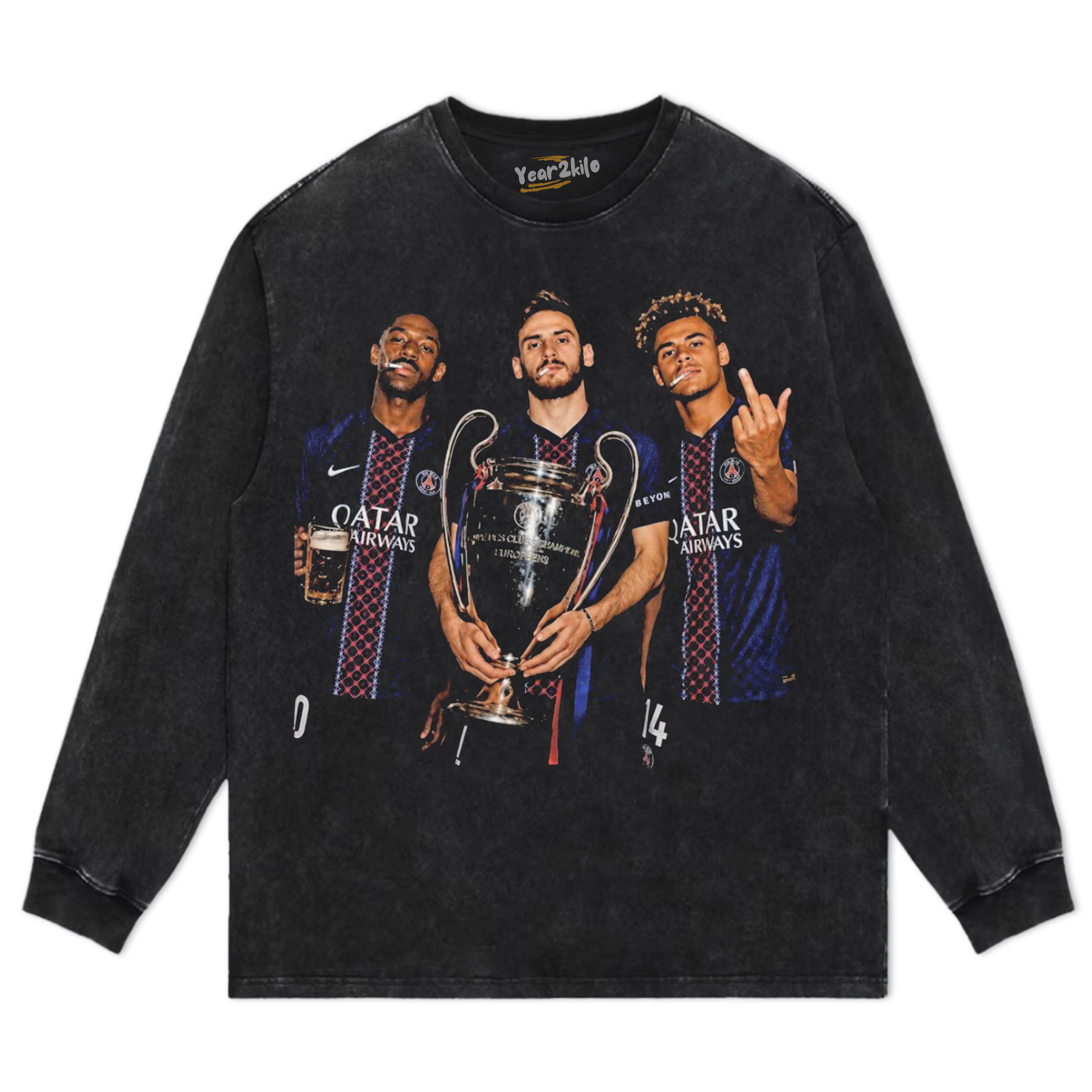 PSG CHAMPIONS TANK TOP & TEE & LONG SLEEVE & LAYERED LS & HOODIE