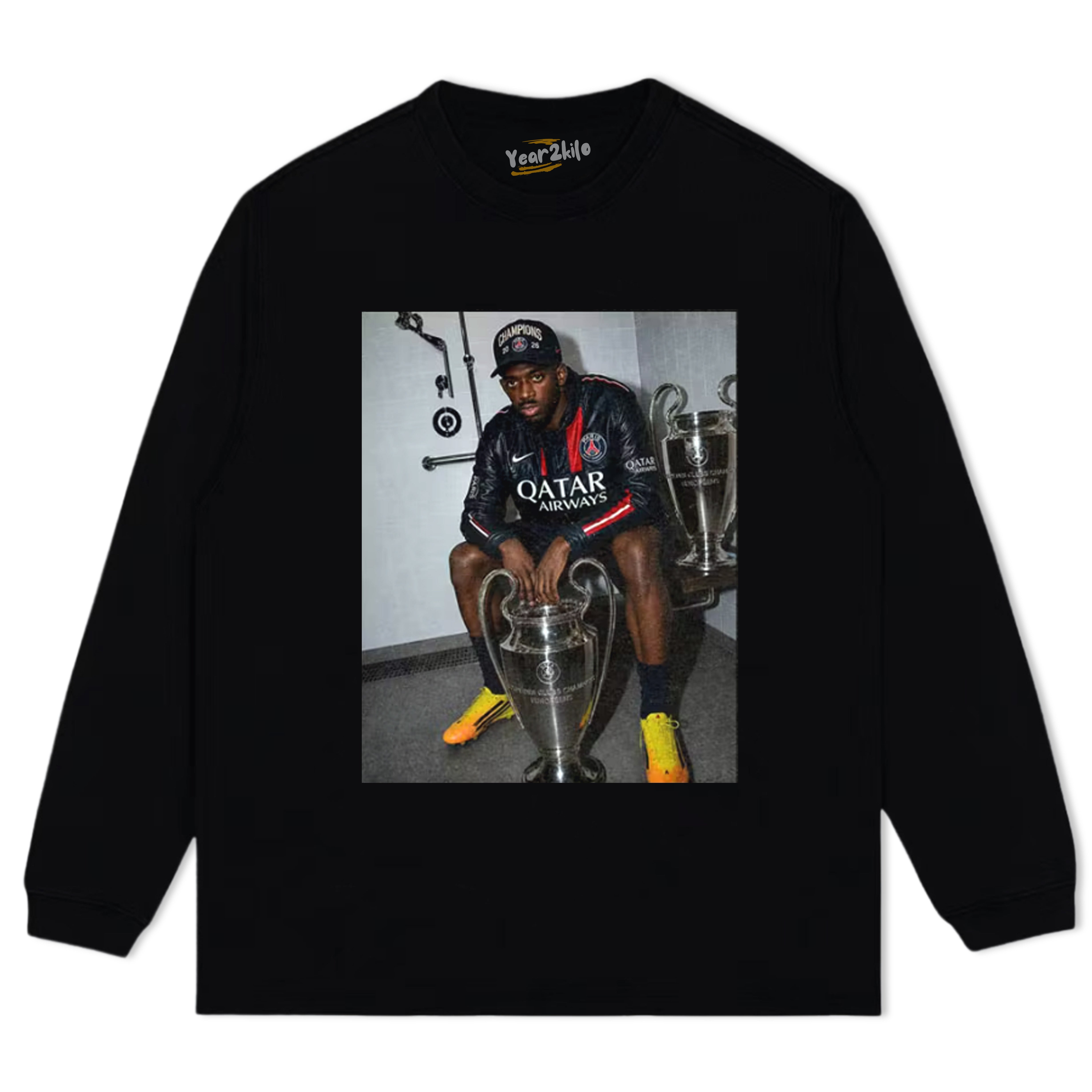 PSG CHAMPIONS V6 TANK TOP & TEE & LONG SLEEVE & LAYERED LS & HOODIE