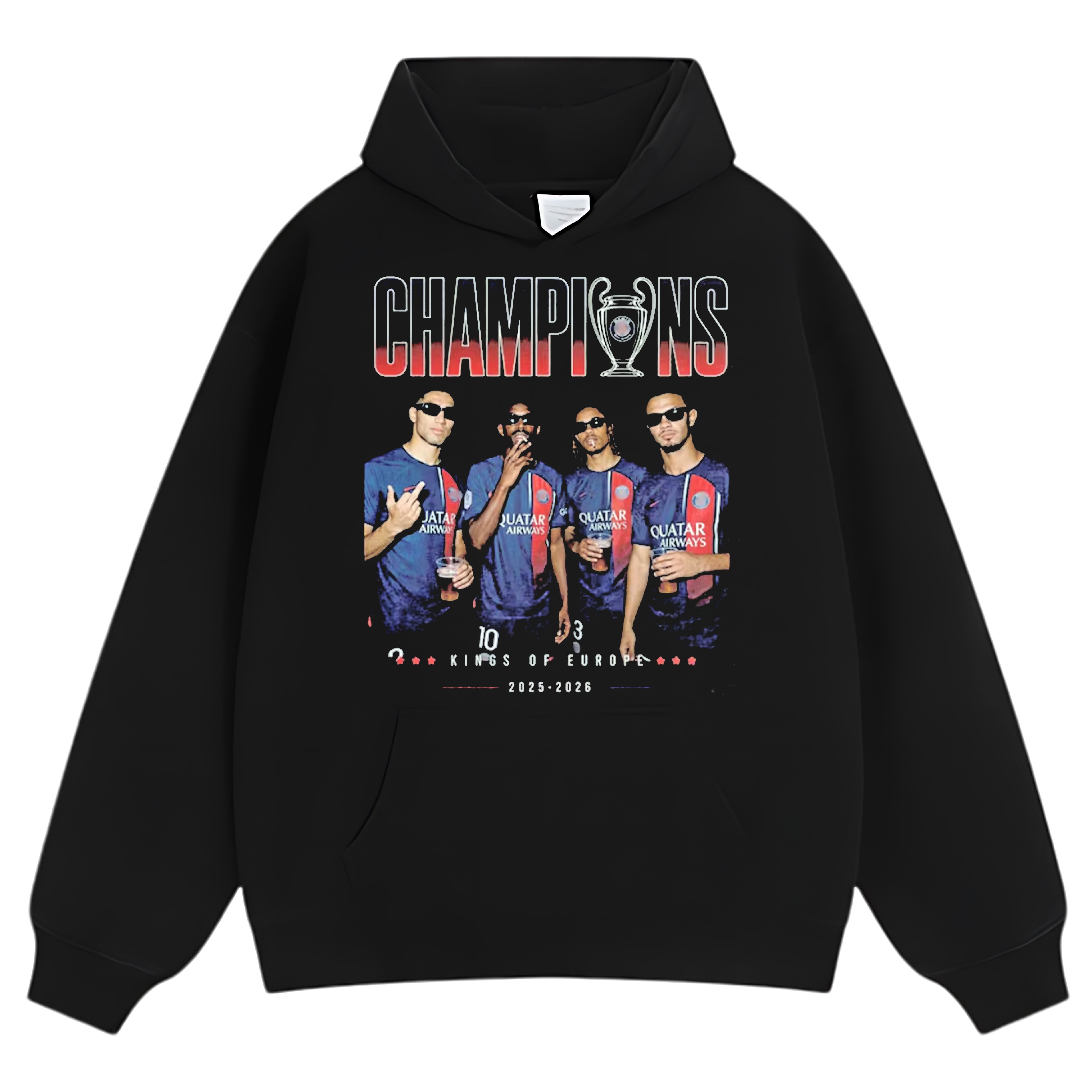 PSG CHAMPIONS V6 TANK TOP & TEE & LONG SLEEVE & LAYERED LS & HOODIE
