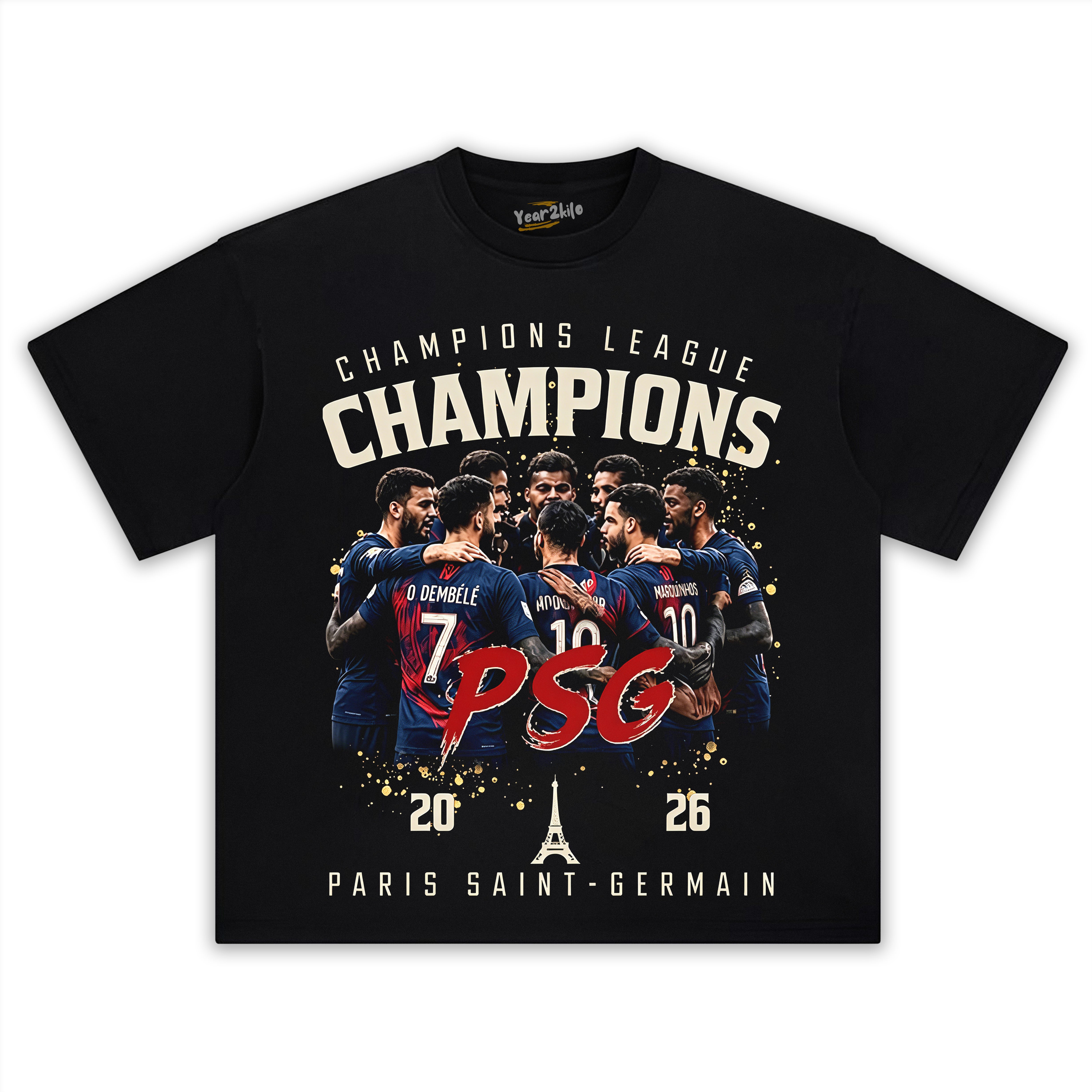 PSG CHAMPIONS V7 TANK TOP & TEE & LONG SLEEVE & LAYERED LS & HOODIE