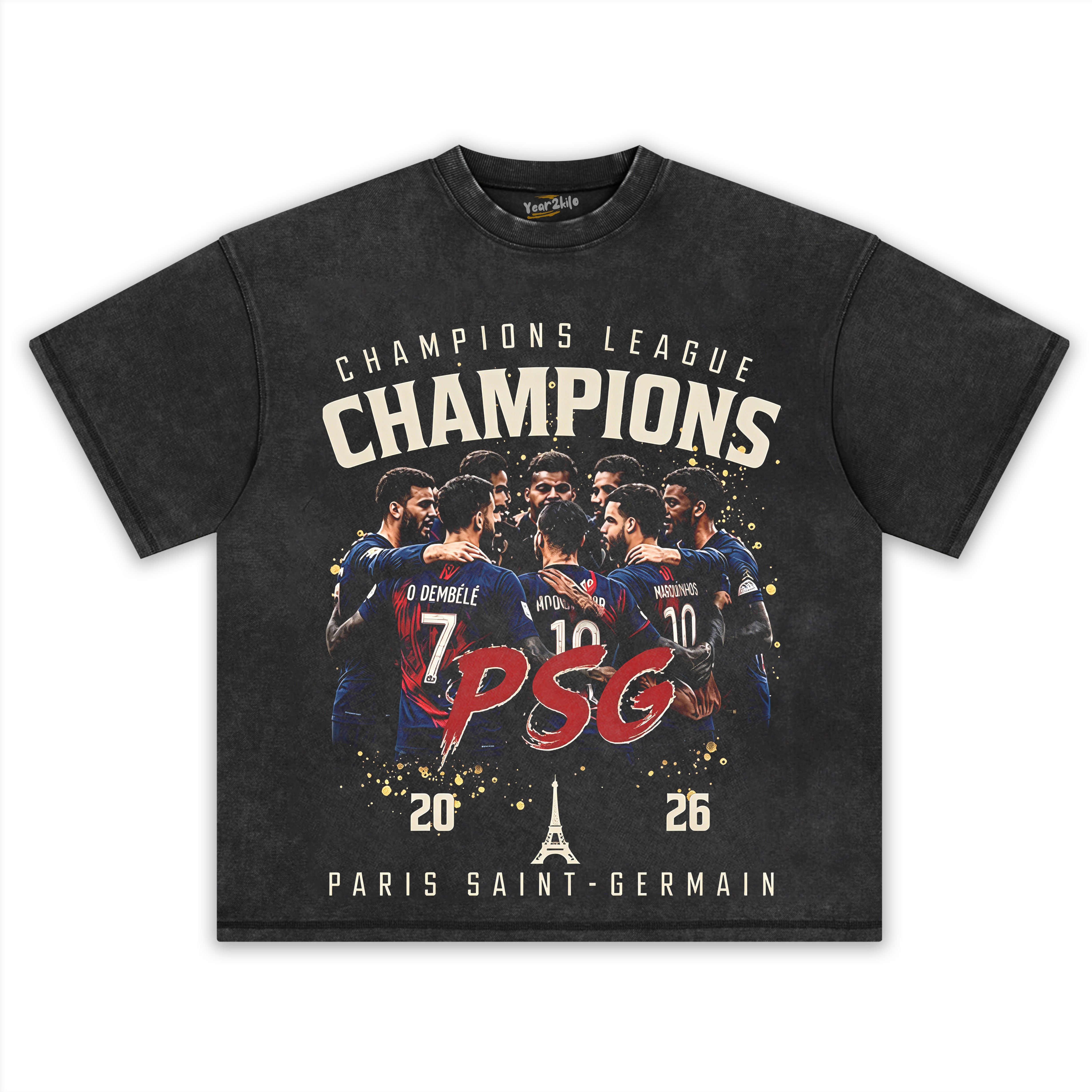 PSG CHAMPIONS V7 TANK TOP & TEE & LONG SLEEVE & LAYERED LS & HOODIE