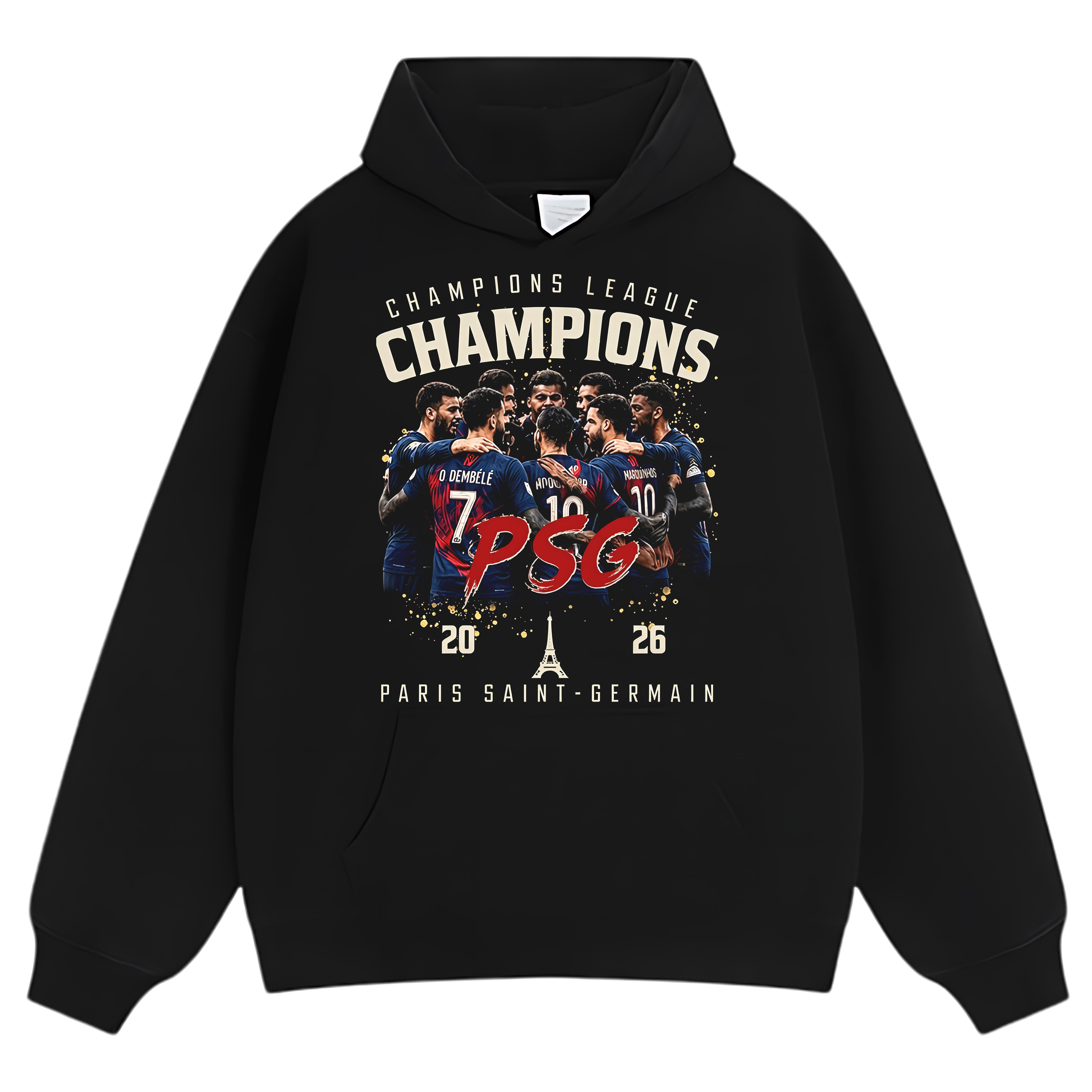 PSG CHAMPIONS V7 TANK TOP & TEE & LONG SLEEVE & LAYERED LS & HOODIE