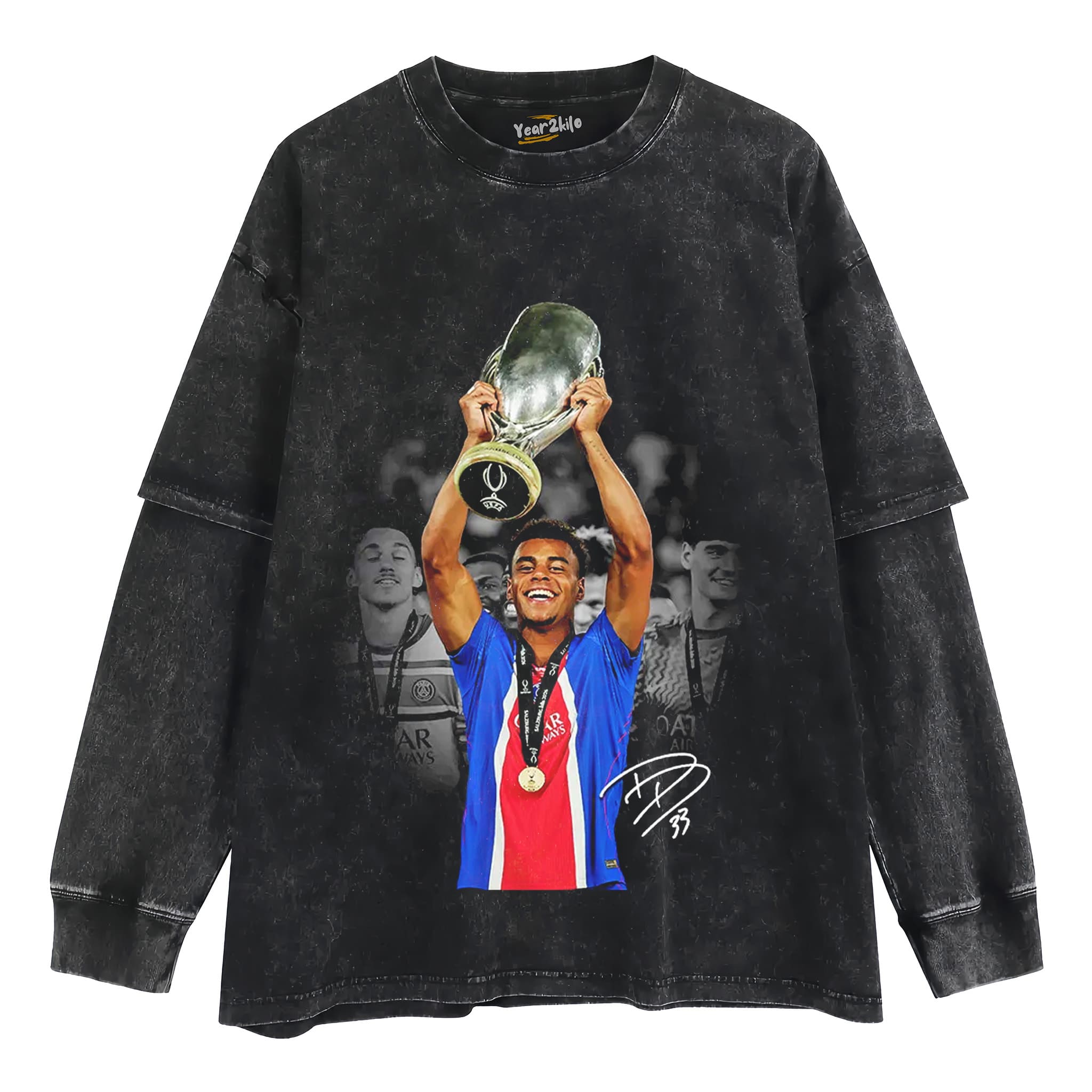 PSG CHAMPION DESIRE DOUE TANK TOP & TEE & LONG SLEEVE & LAYERED LS & HOODIE