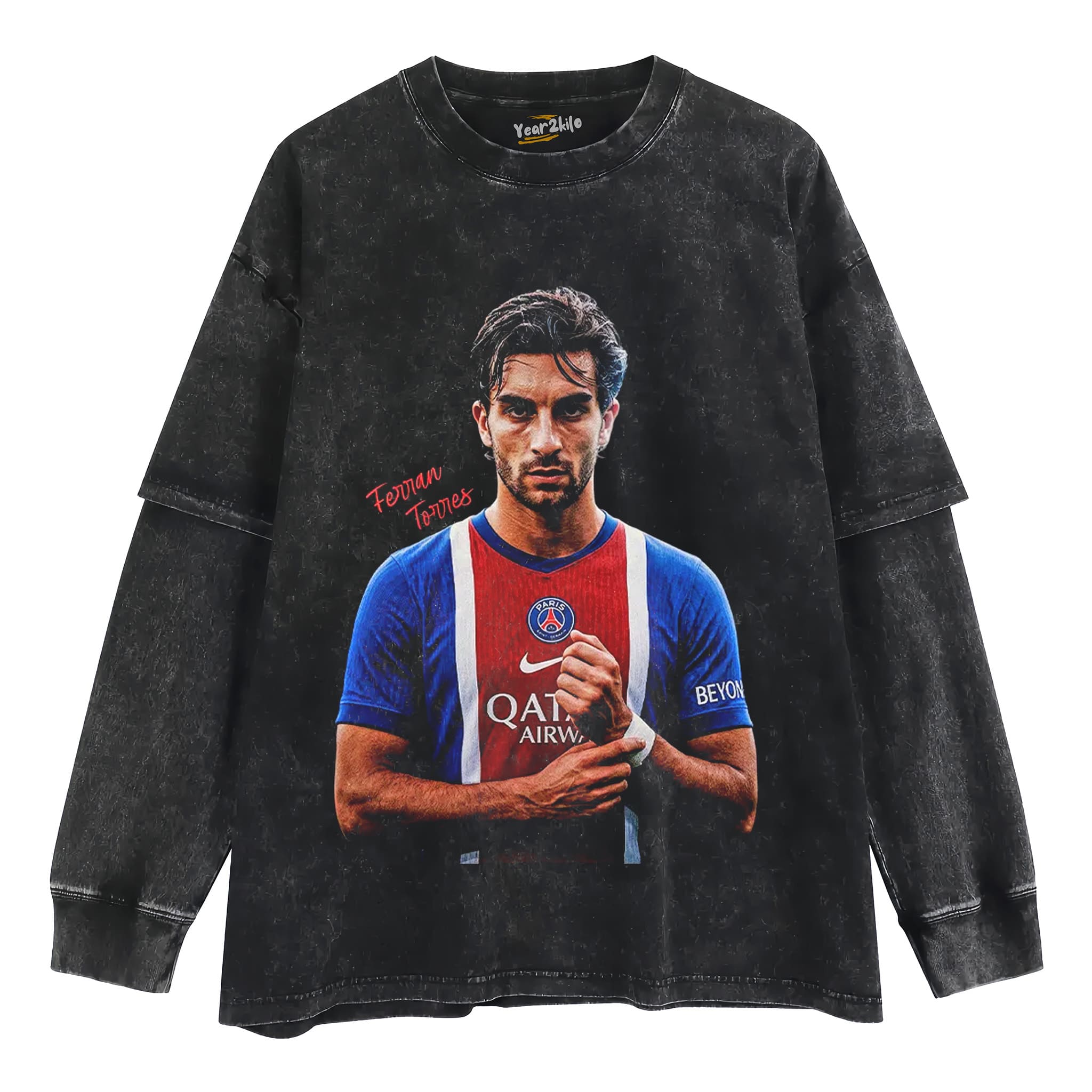 PSG CHAMPION FERRAN TORRES TANK TOP & TEE & LONG SLEEVE & LAYERED LS & HOODIE